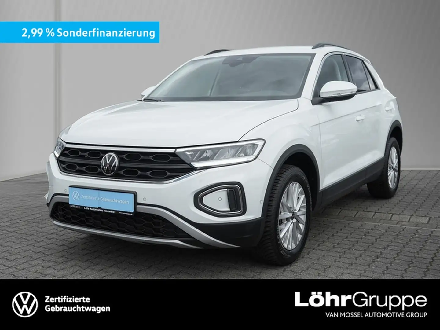 Volkswagen T-Roc 1.0 TSI LIFE /Navi/LED/Park-Assist/APP/DAB Weiß - 1
