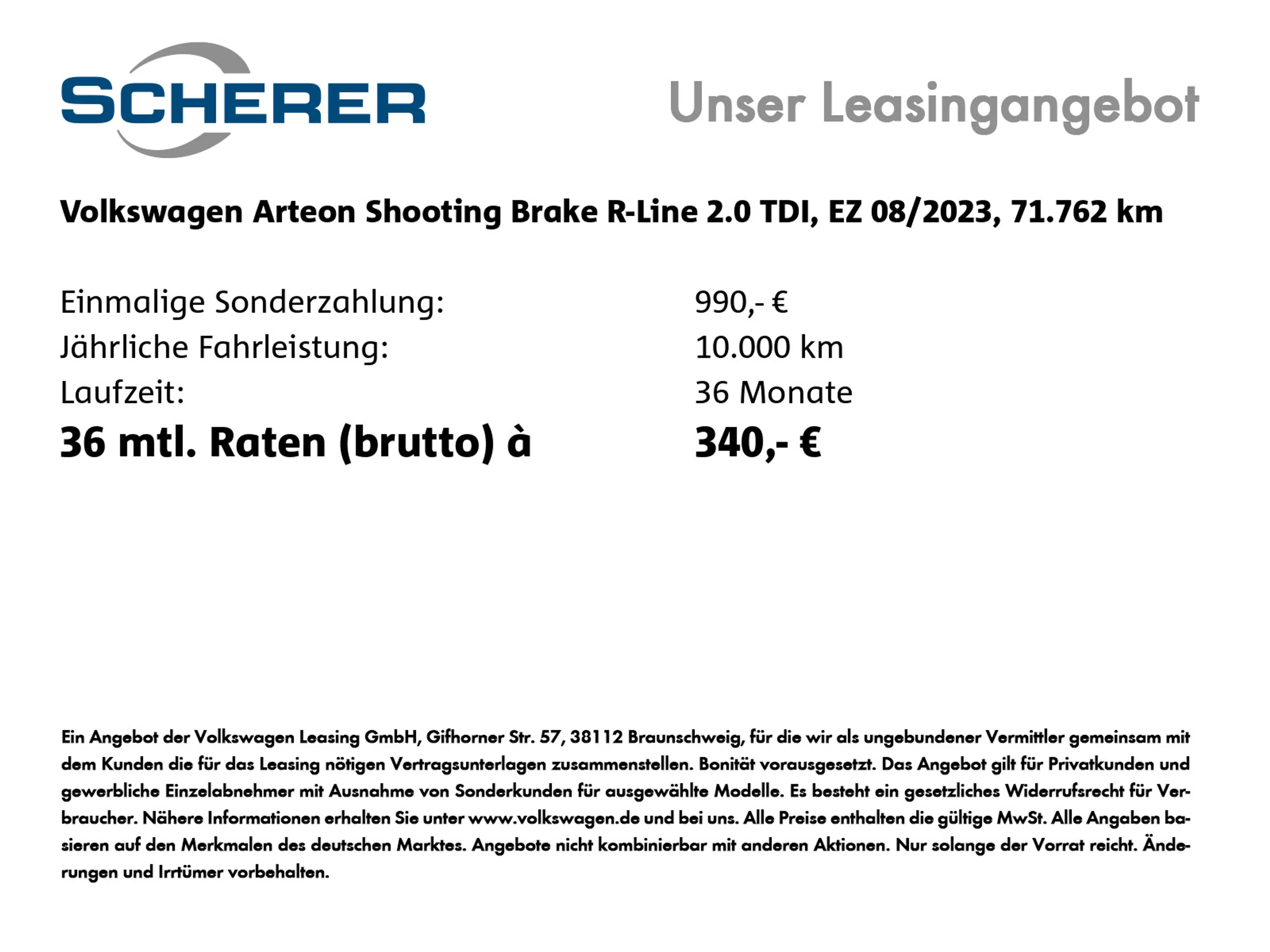 Volkswagen Arteon Arteon Shootingbrake R-Line 2.0 TDI DSG DISCOVER — photo 2