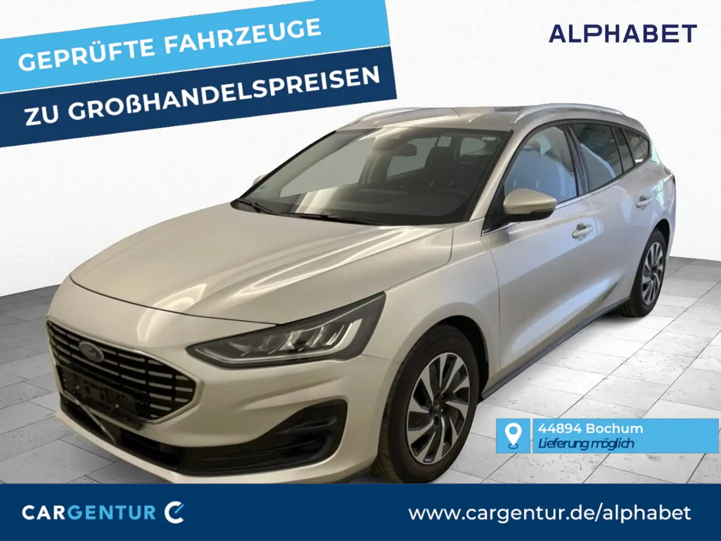 Ford Focus 1.5 EcoBlue Titanium SpoSi ACC Silber - 1