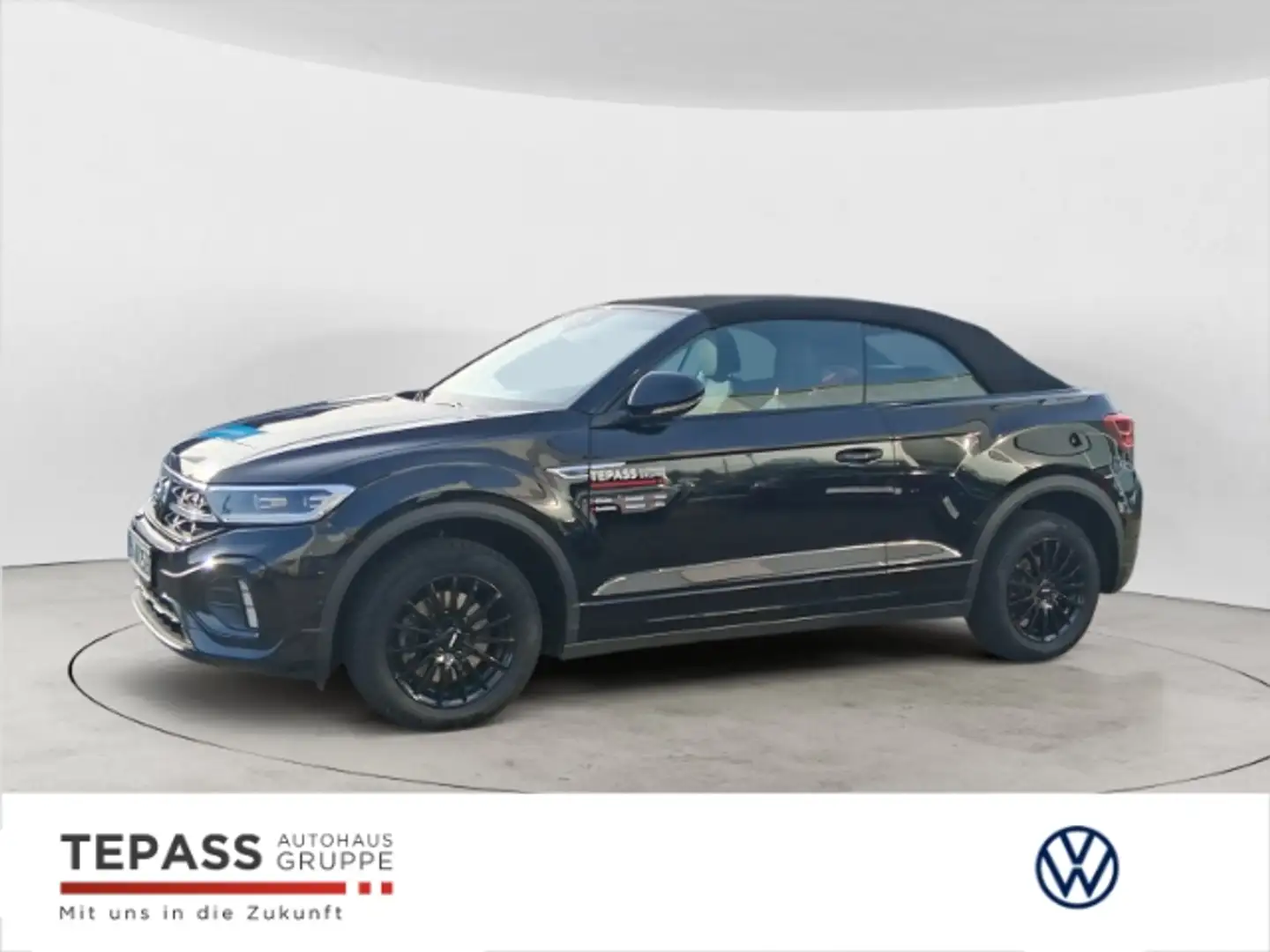 Volkswagen T-Roc Cabriolet 1.5 TSI DSG R-Line 19 LED NAVI BEATS RFK Schwarz - 1