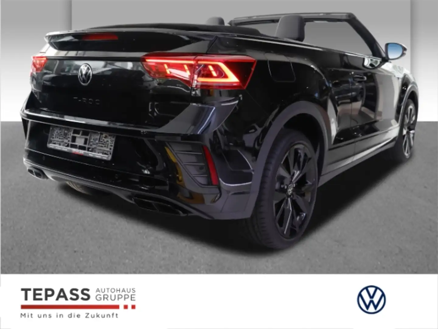 Volkswagen T-Roc Cabriolet 1.5 TSI R-Line LED NAVI SHZ PDC Schwarz - 2