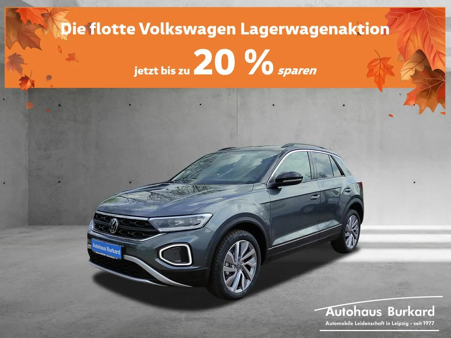 Volkswagen T-Roc GOAL 1.0 l TSI+116Ps+AHZV+RFK+DAB+LED+ALU Gris - 1