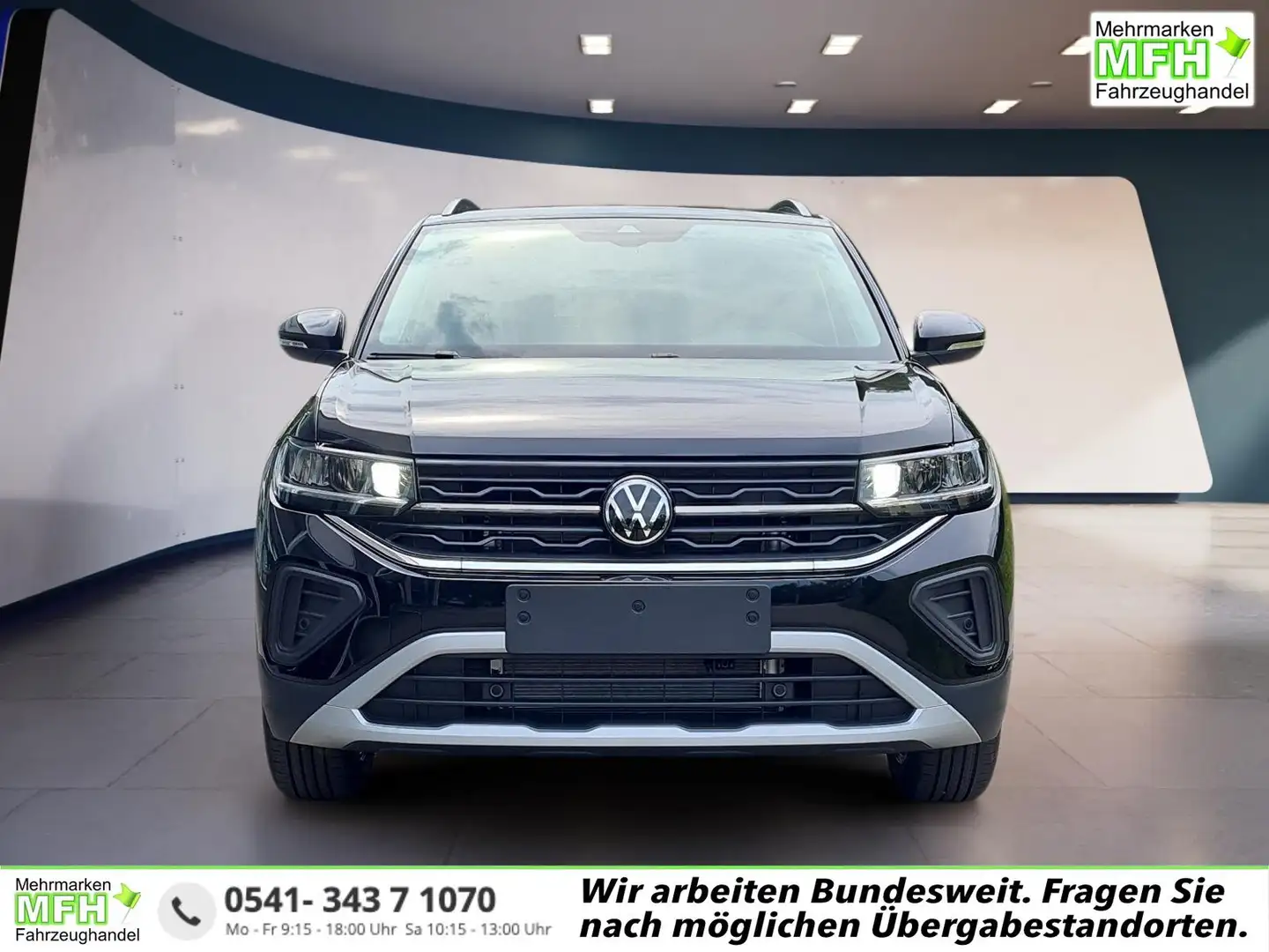 Volkswagen T-Cross 1.0 TSI 85 kW Life DSG AHK R2D Kamera IQ.Drive ... Schwarz - 1