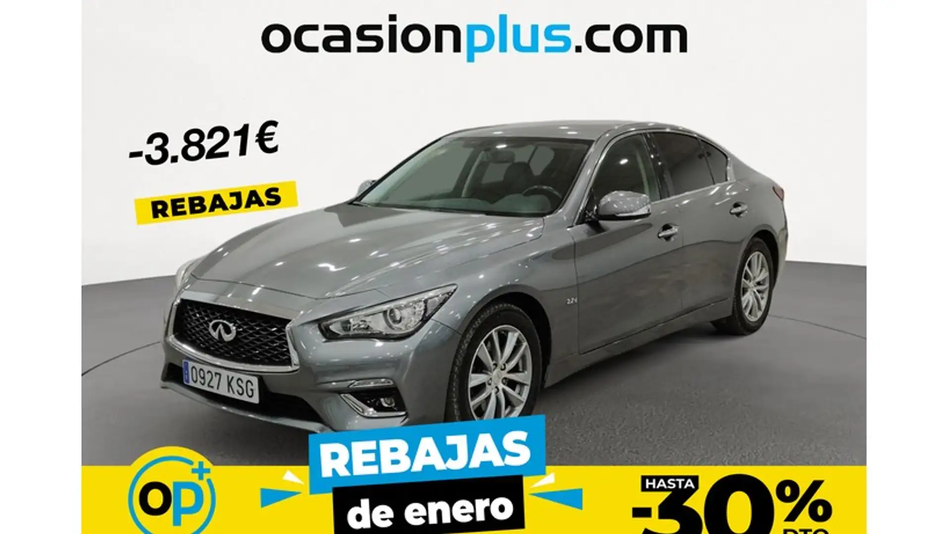 Infiniti Q50 2.2d Premium Aut. Gris - 1