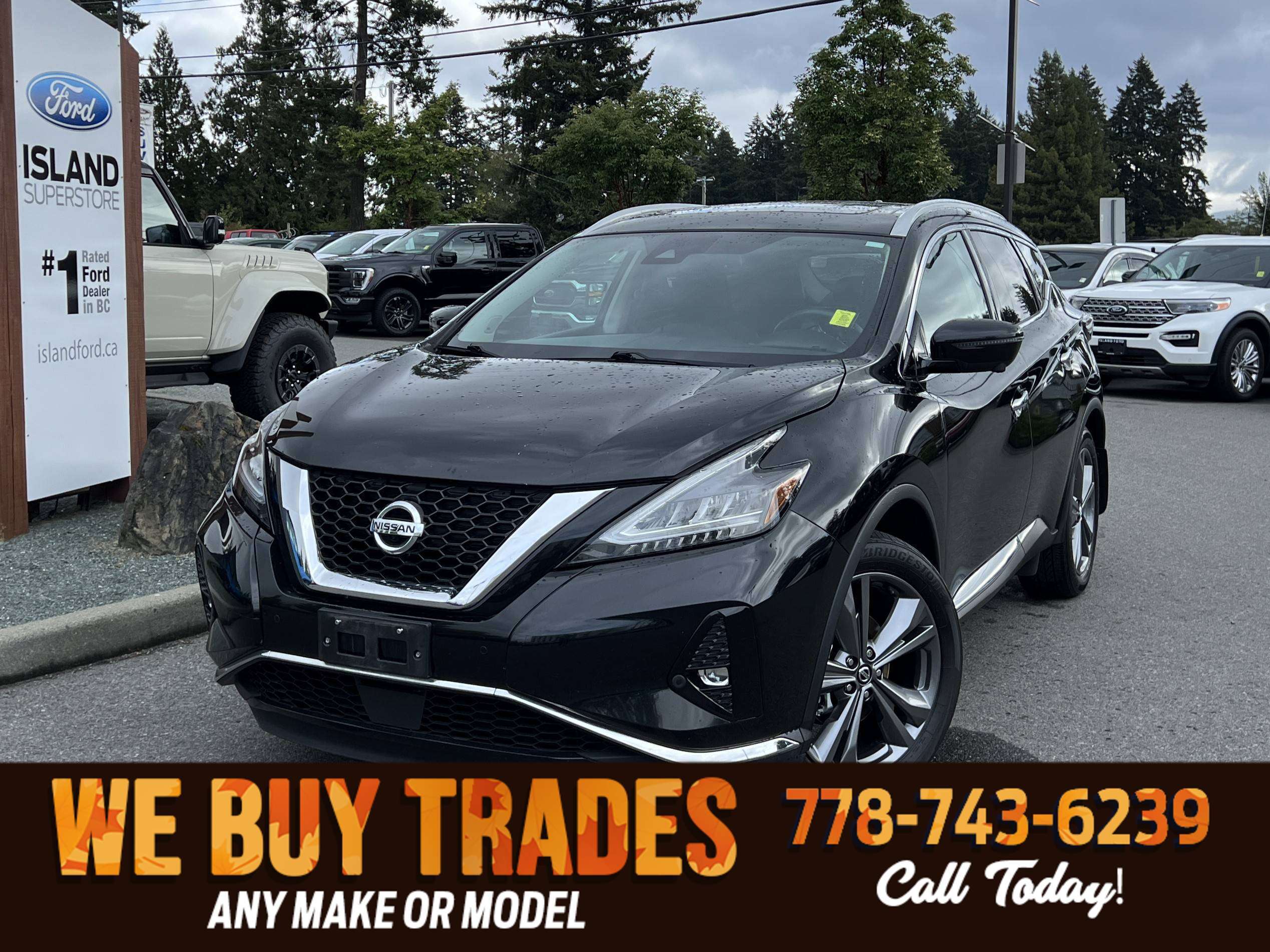 Black 2020 Nissan Murano SUV / Crossover All-Wheel Drive Automatic