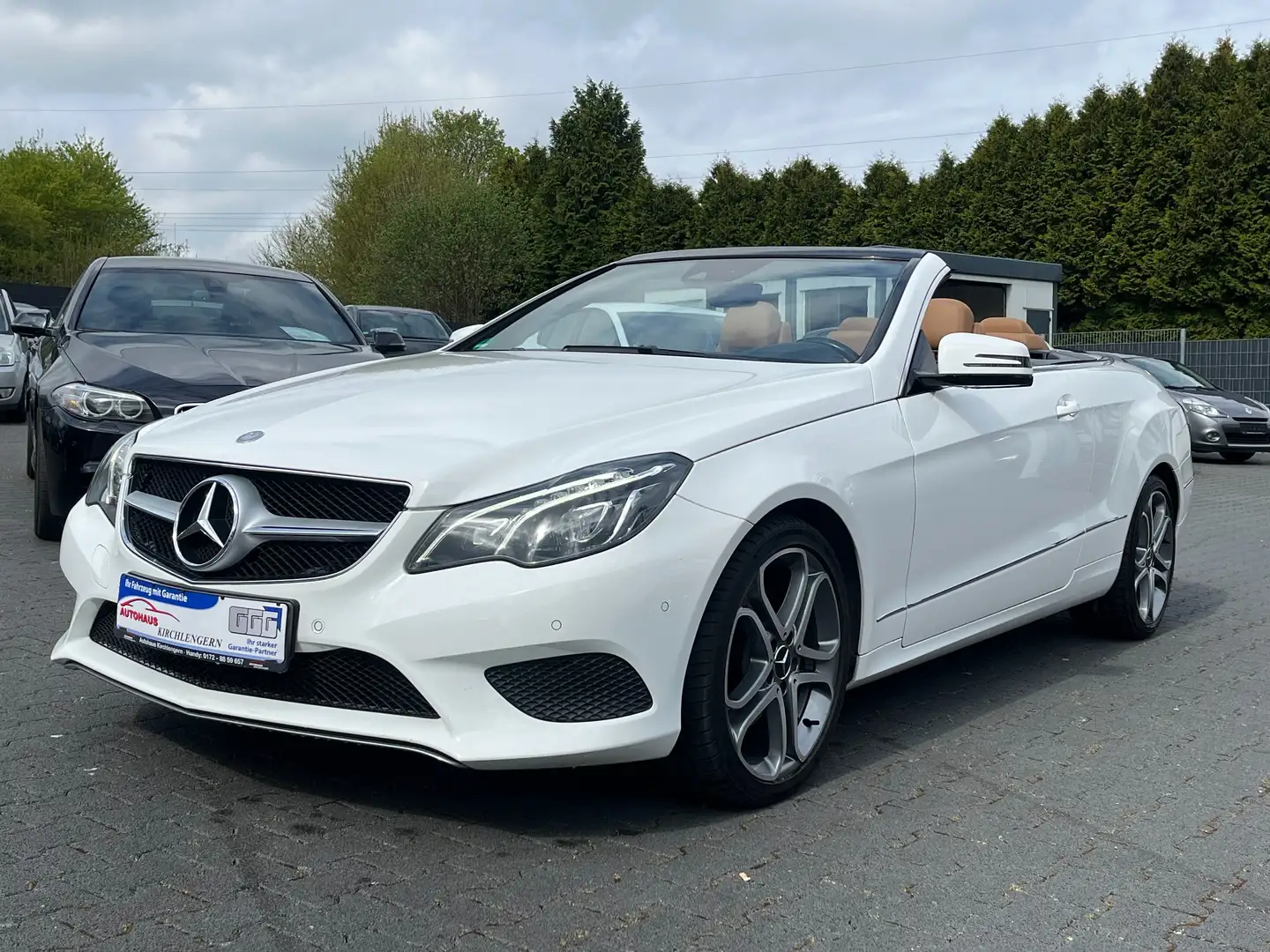 Mercedes-Benz E 250 E 250 Euro-6 Cabrio Navi Leder Led Sport Scheckh. Blanc - 2