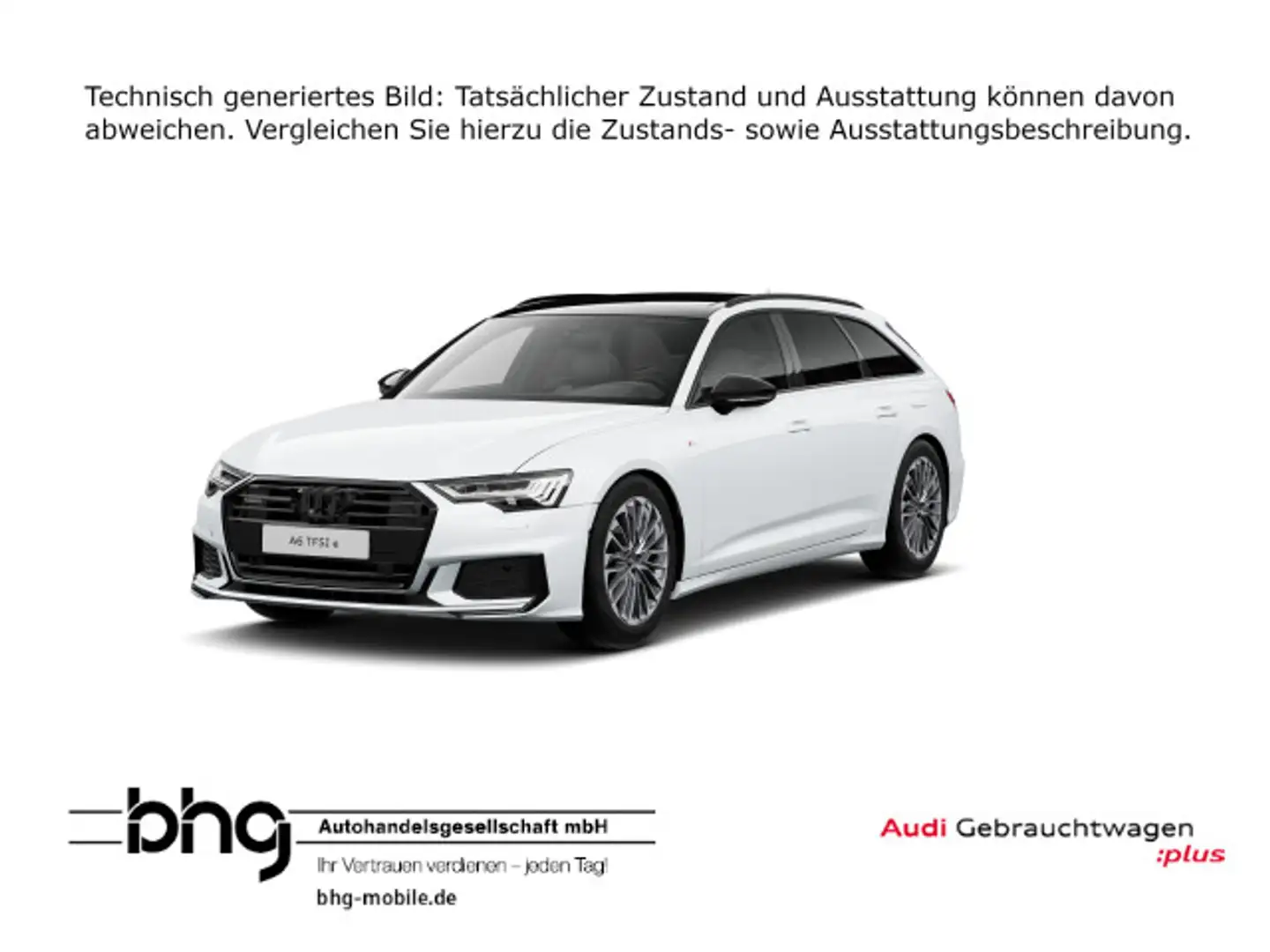 Audi A6 55 TFSI e quattro S tronic Weiß - 1
