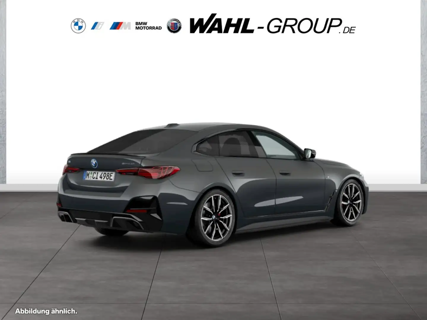 BMW i4 eDrive40 Gran Coupé M Sport Pro Glasdach Adapt LED Grau - 2