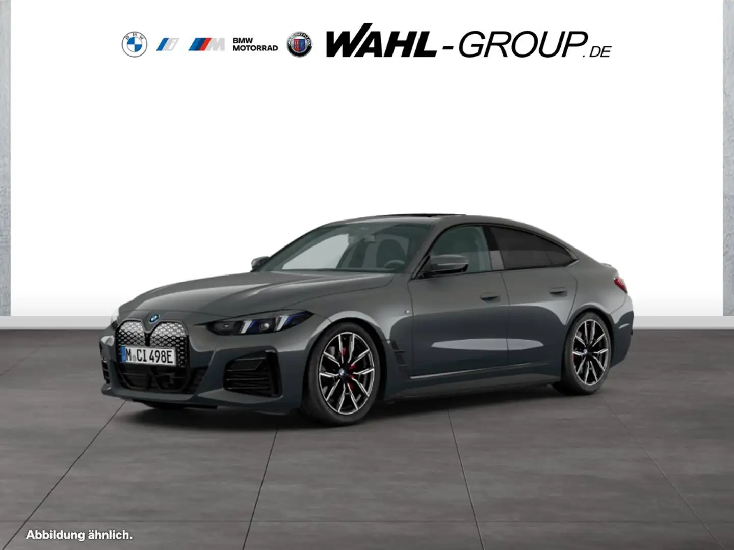 BMW i4 eDrive40 Gran Coupé M Sport Pro Glasdach Adapt LED Grau - 1