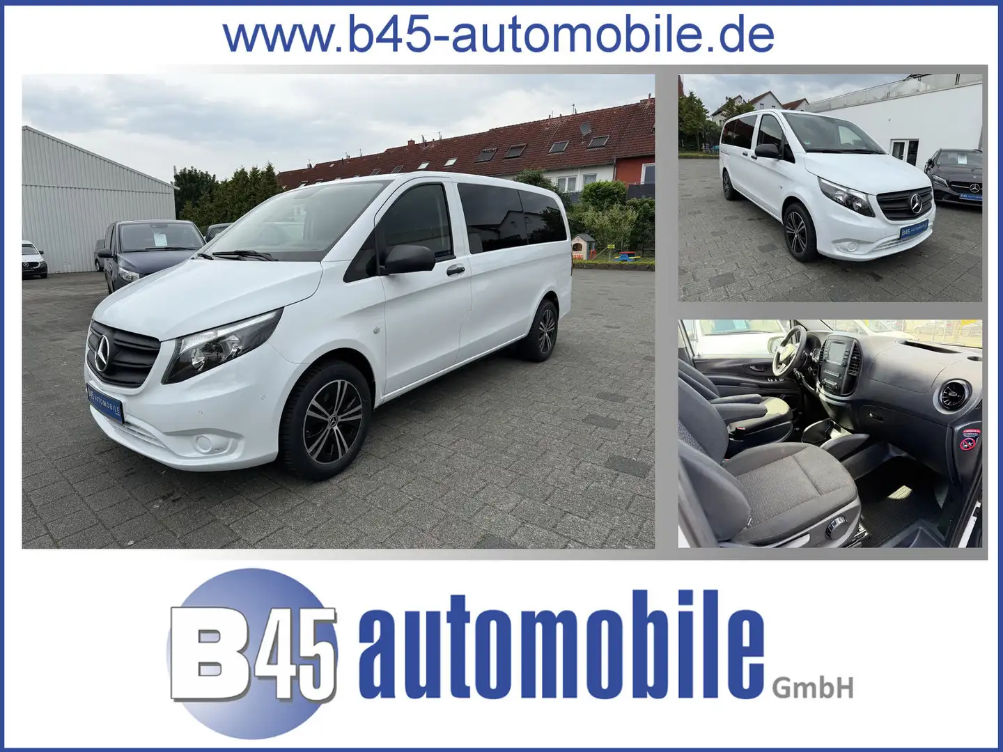 Mercedes-Benz Vito 114 CDI Tourer PRO Lang 9G Klima Navi 8-Sitzer PDC Blanc - 1