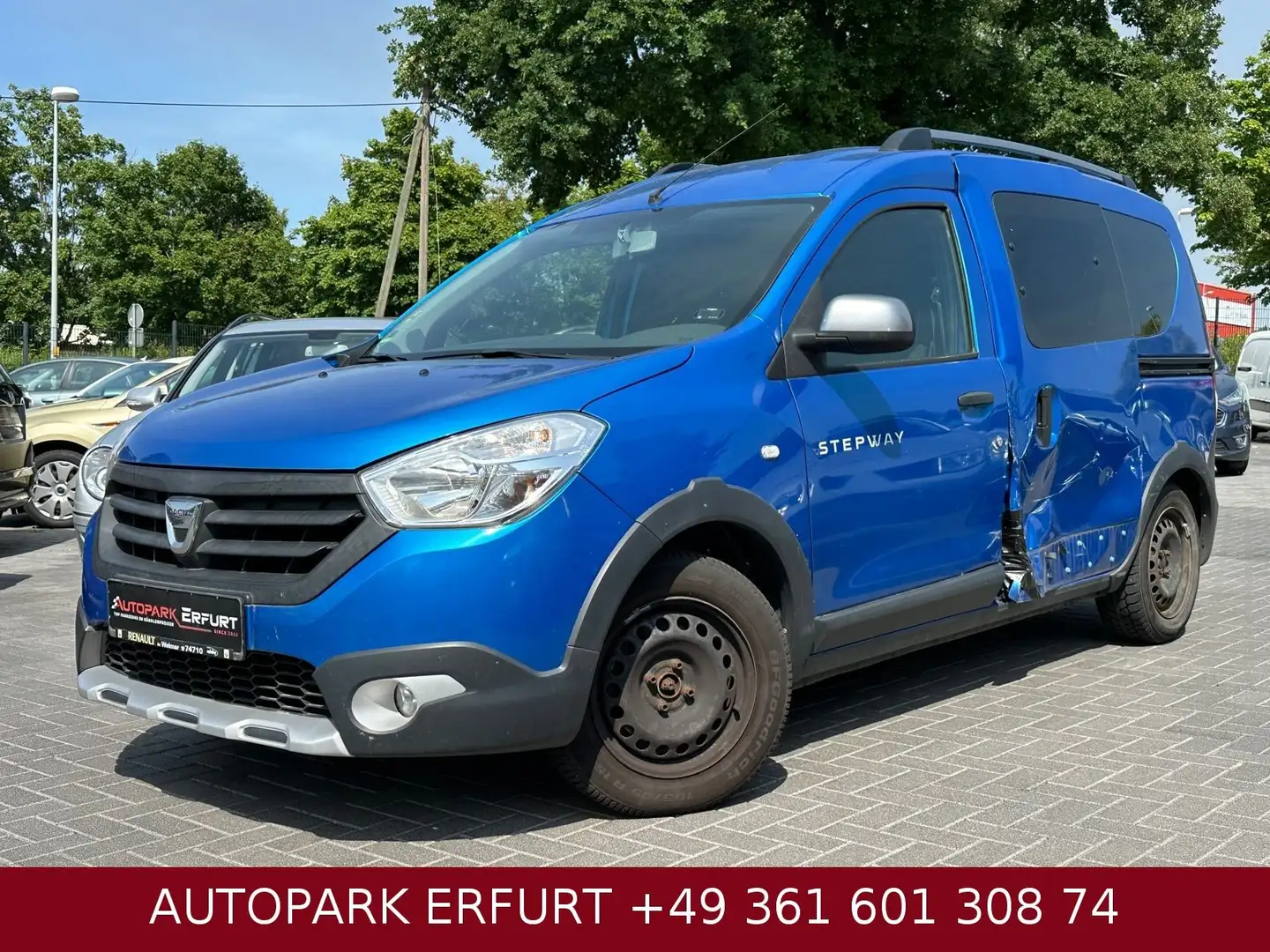 Dacia Dokker Stepway*Klima*Temp*Navi*Phone Bleu - 1