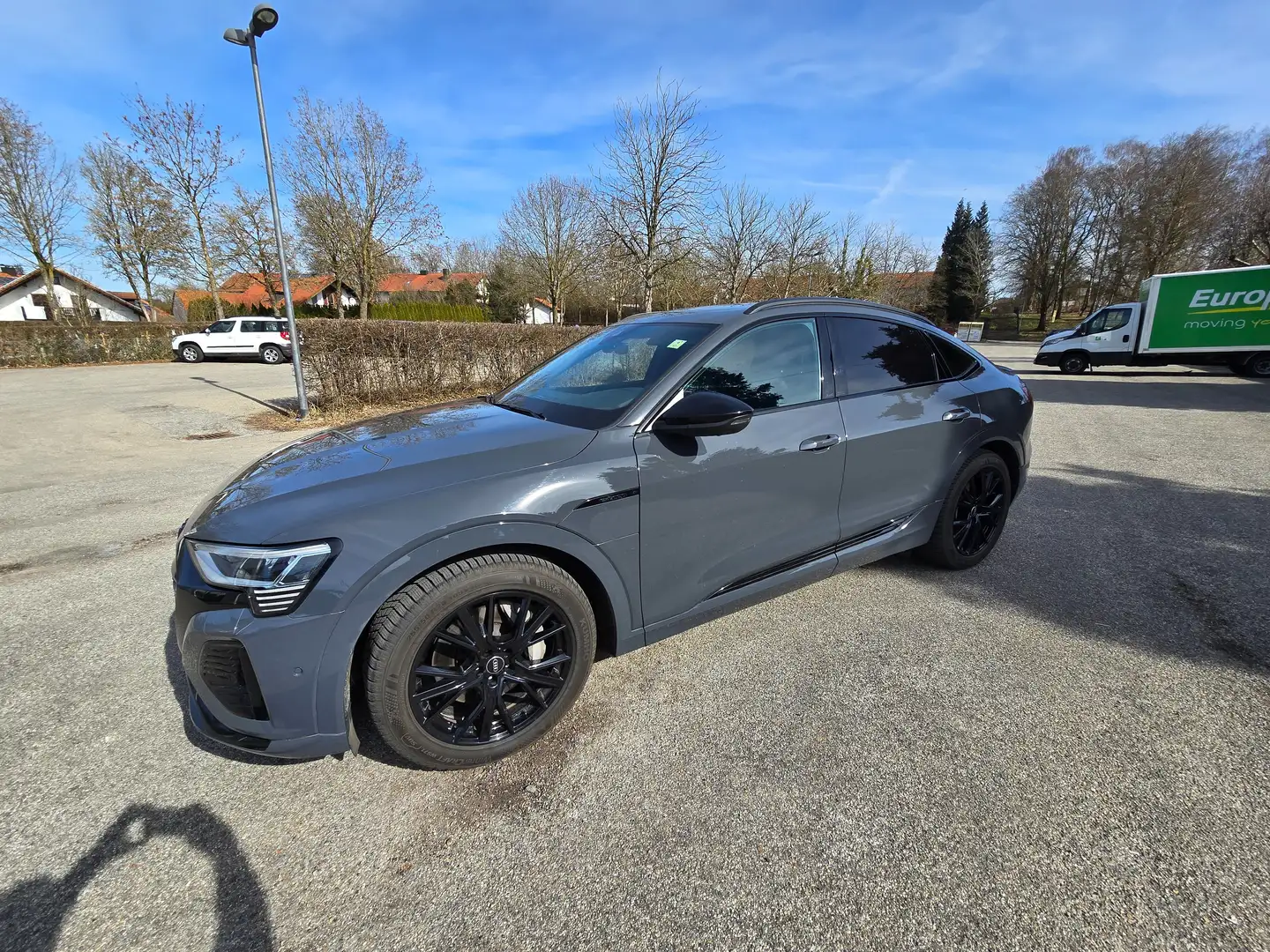 Audi Q8 e-tron Q8 e-tron Sportback 50 quattro S line Gris - 1