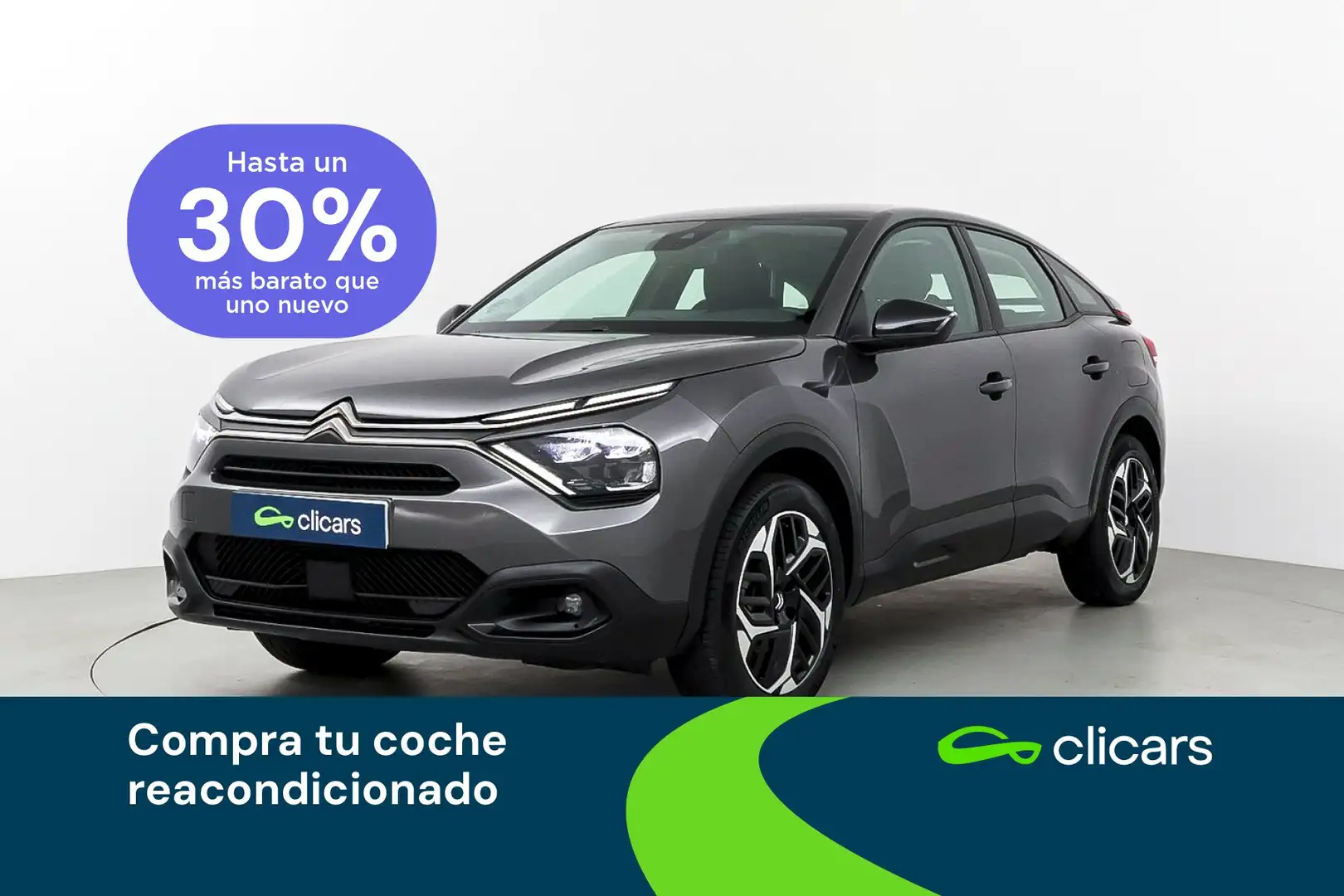 Citroen C4 1.2 PureTech Plus S&S 130 Gris - 1
