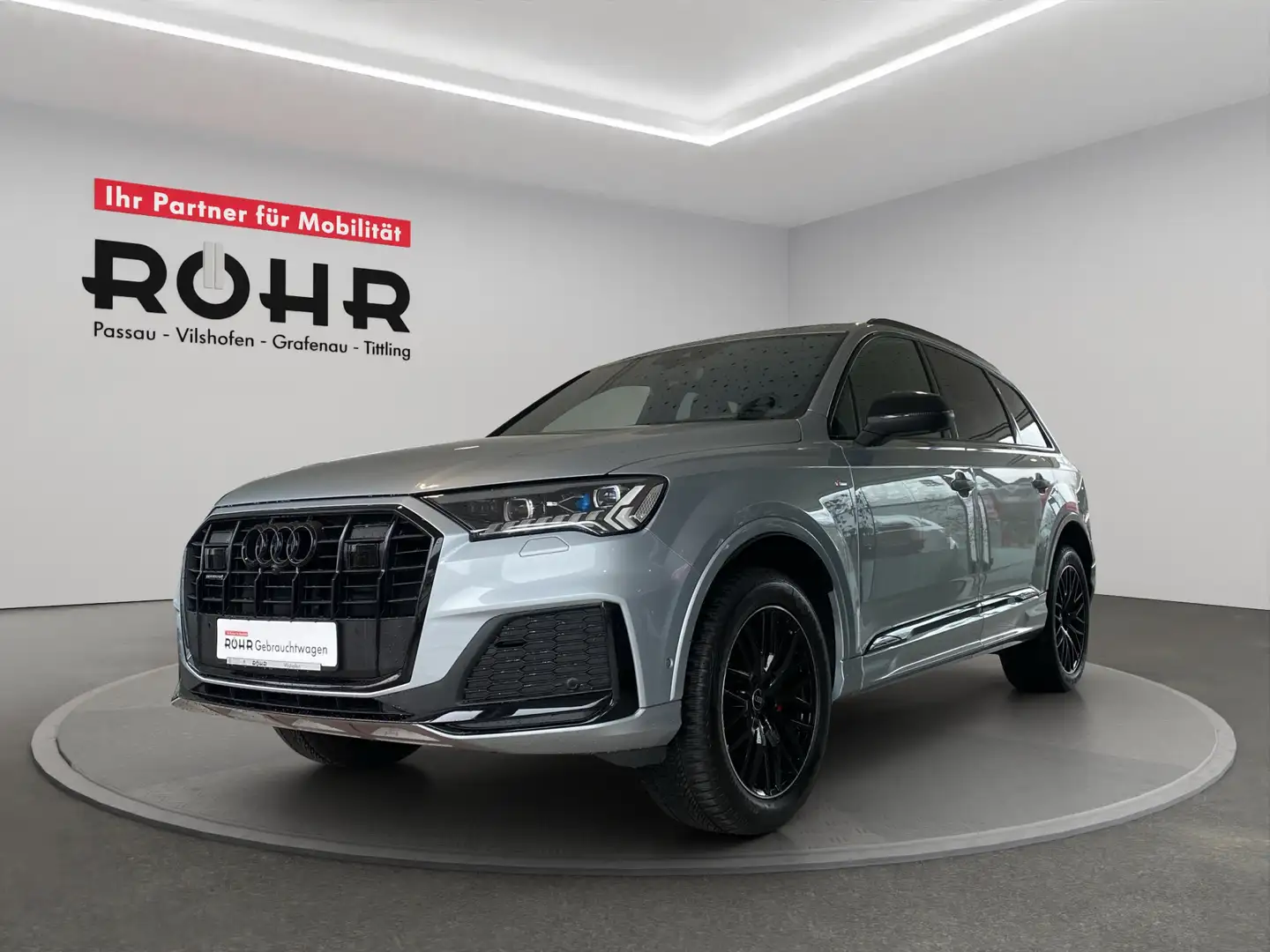 Audi Q7 SUV S line (AHK.PDC.Head-Up.HD Matrix-LED. SHZ vo+ Silber - 2