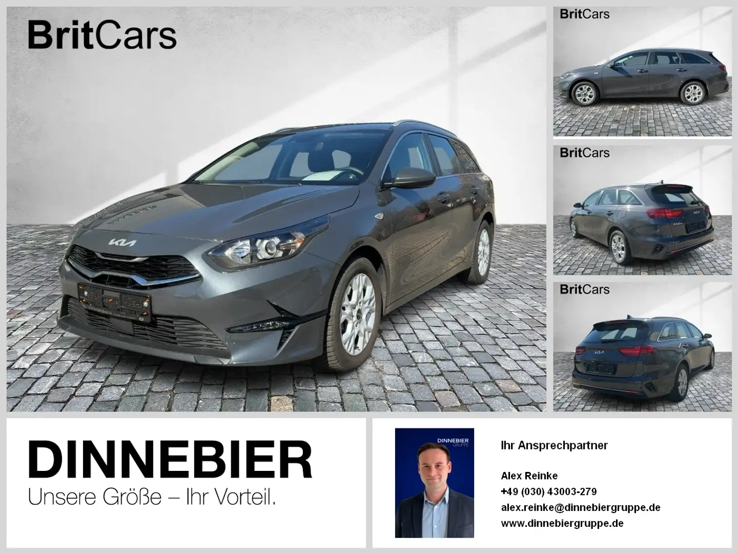 Kia Ceed SW / cee'd SW CEED Sportswagon Vision 1.5T Kamera+Navi+SHZ Gris - 1