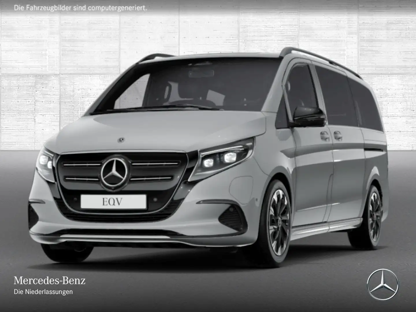 Mercedes-Benz EQV 300 AVANTGARDE+Klimaautom.+Navi+DIS+Sound Gris - 2