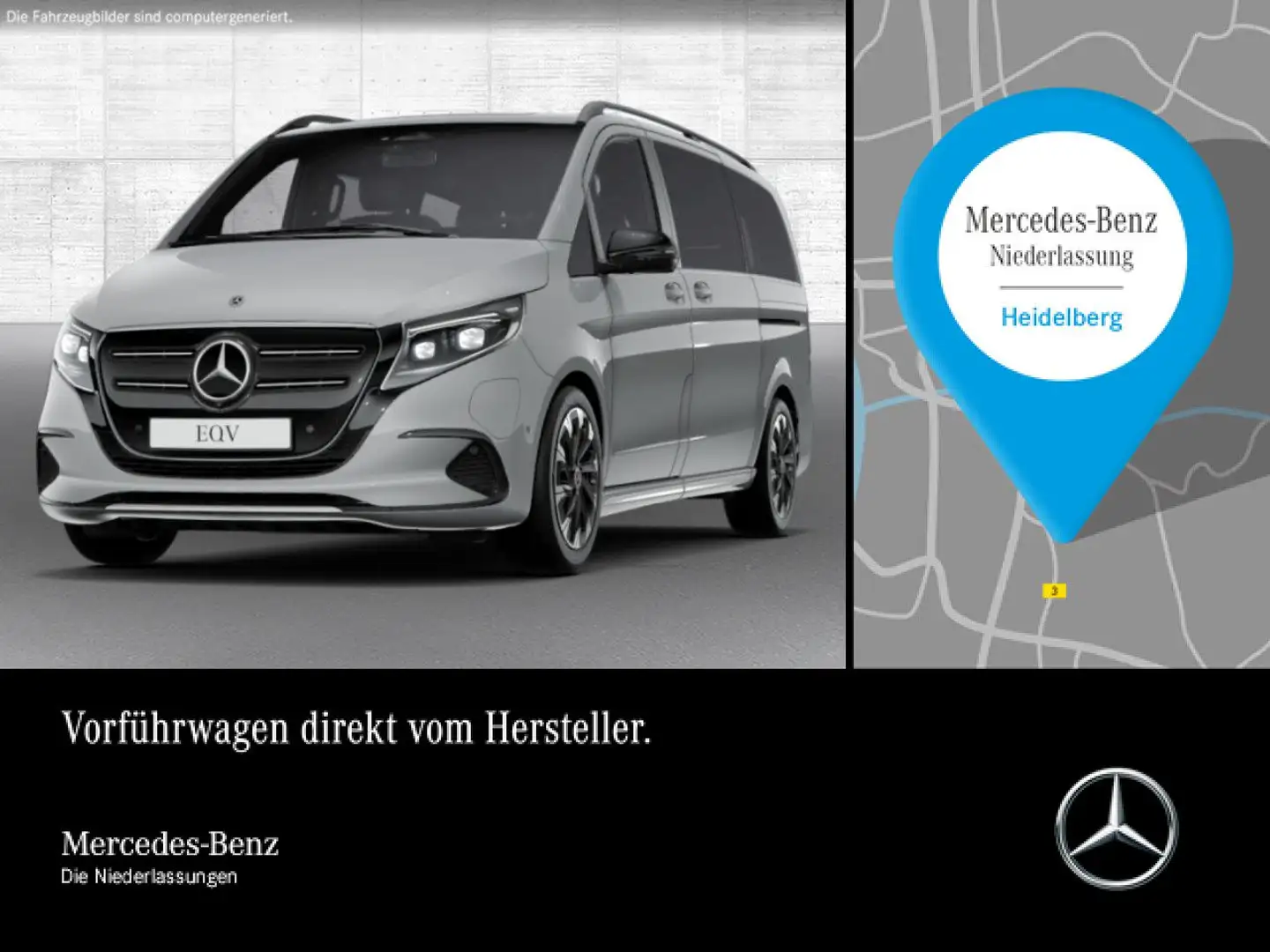 Mercedes-Benz EQV 300 AVANTGARDE+Klimaautom.+Navi+DIS+Sound Gris - 1