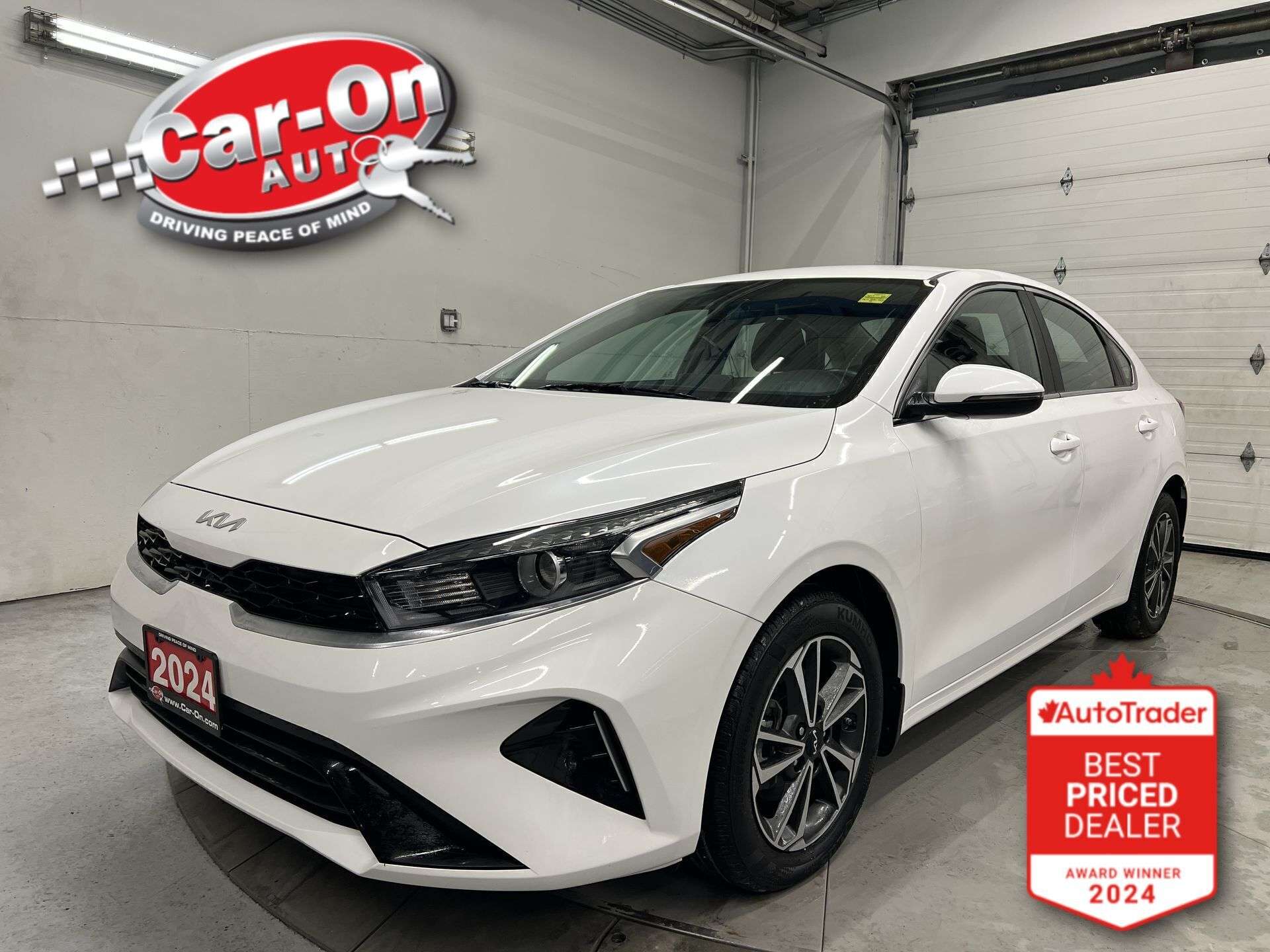 White 2024 Kia Forte EX FWD Sedan Automatic