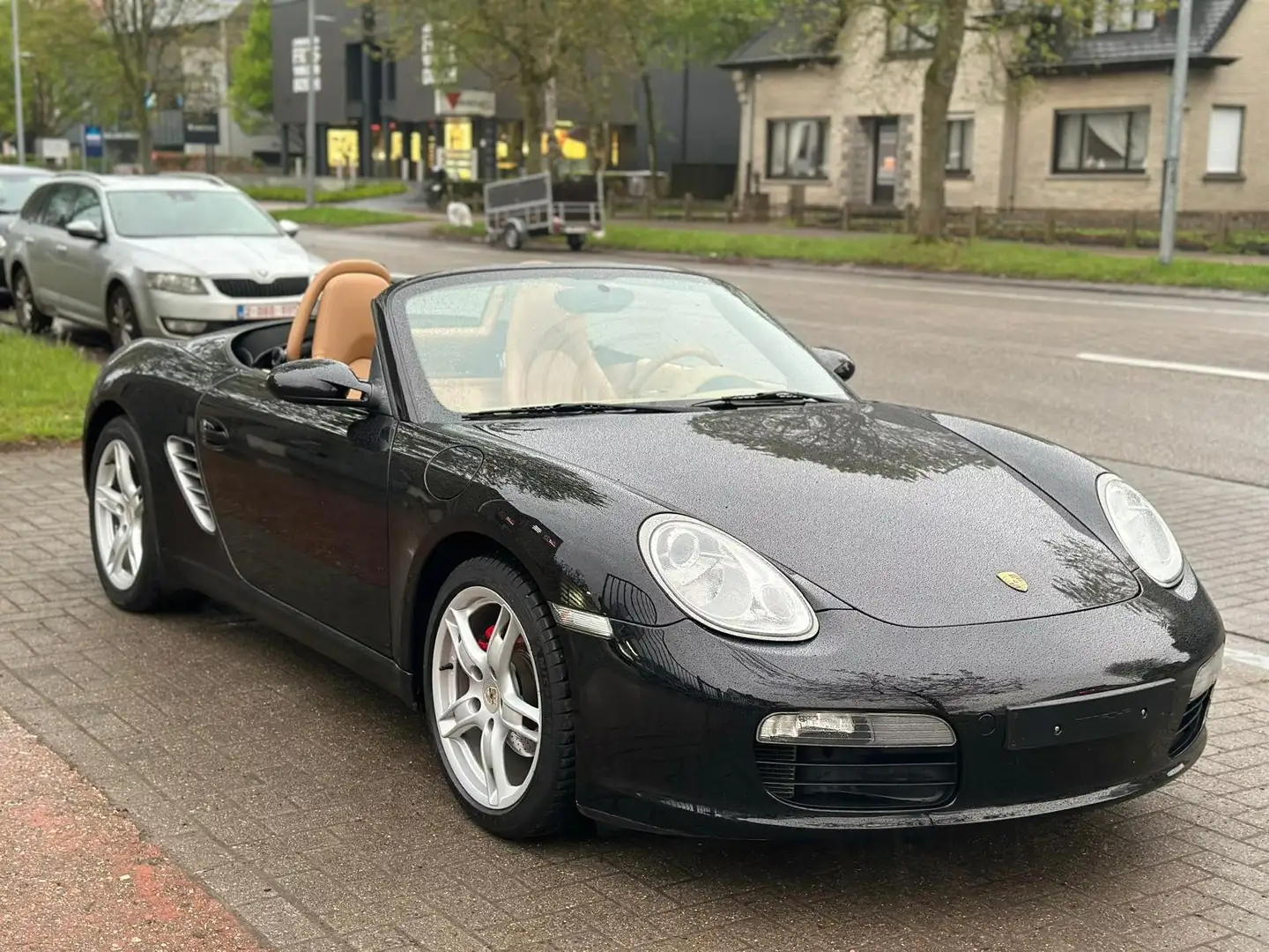 Porsche Boxster 2.7i Tiptronic S - Leder - 6 cilinder - Cabrio Noir - 2