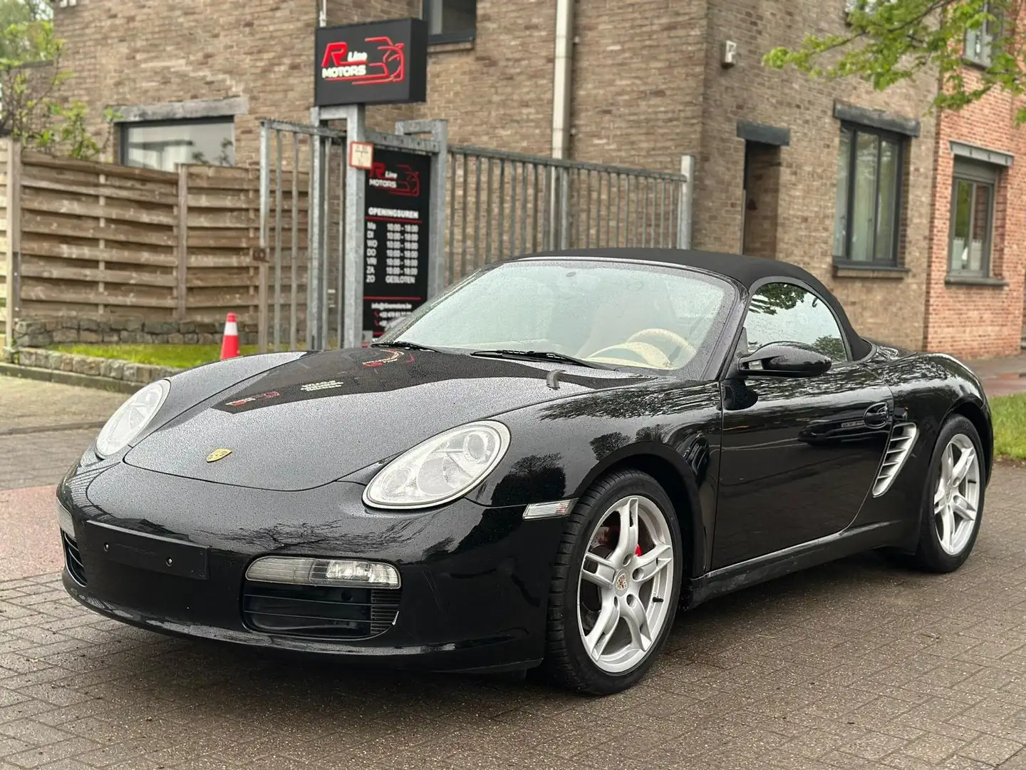 Porsche Boxster 2.7i Tiptronic S - Leder - 6 cilinder - Cabrio Noir - 1