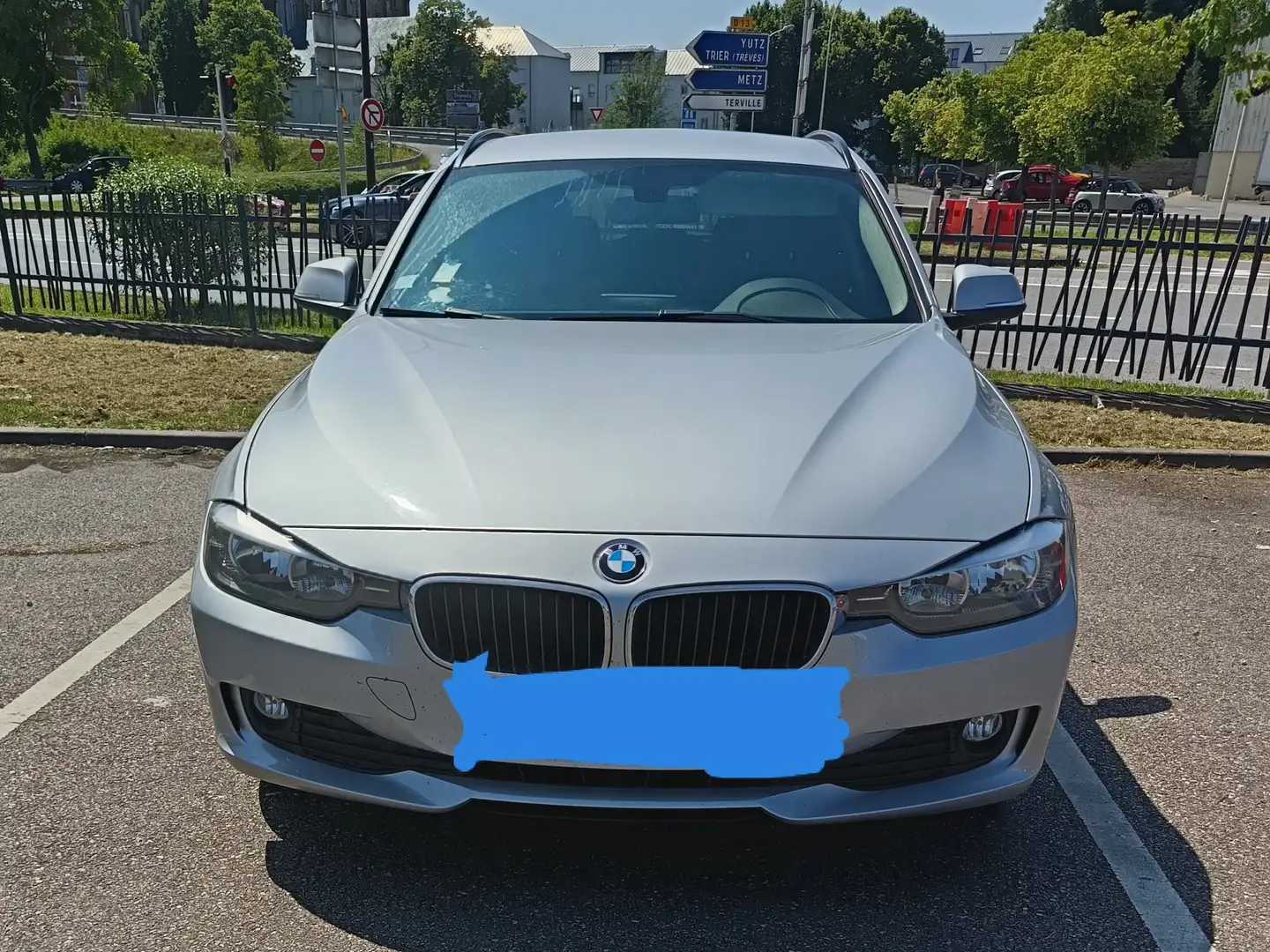 BMW 316 Touring 316d 116 ch Sport/Start Edition A Argent - 1