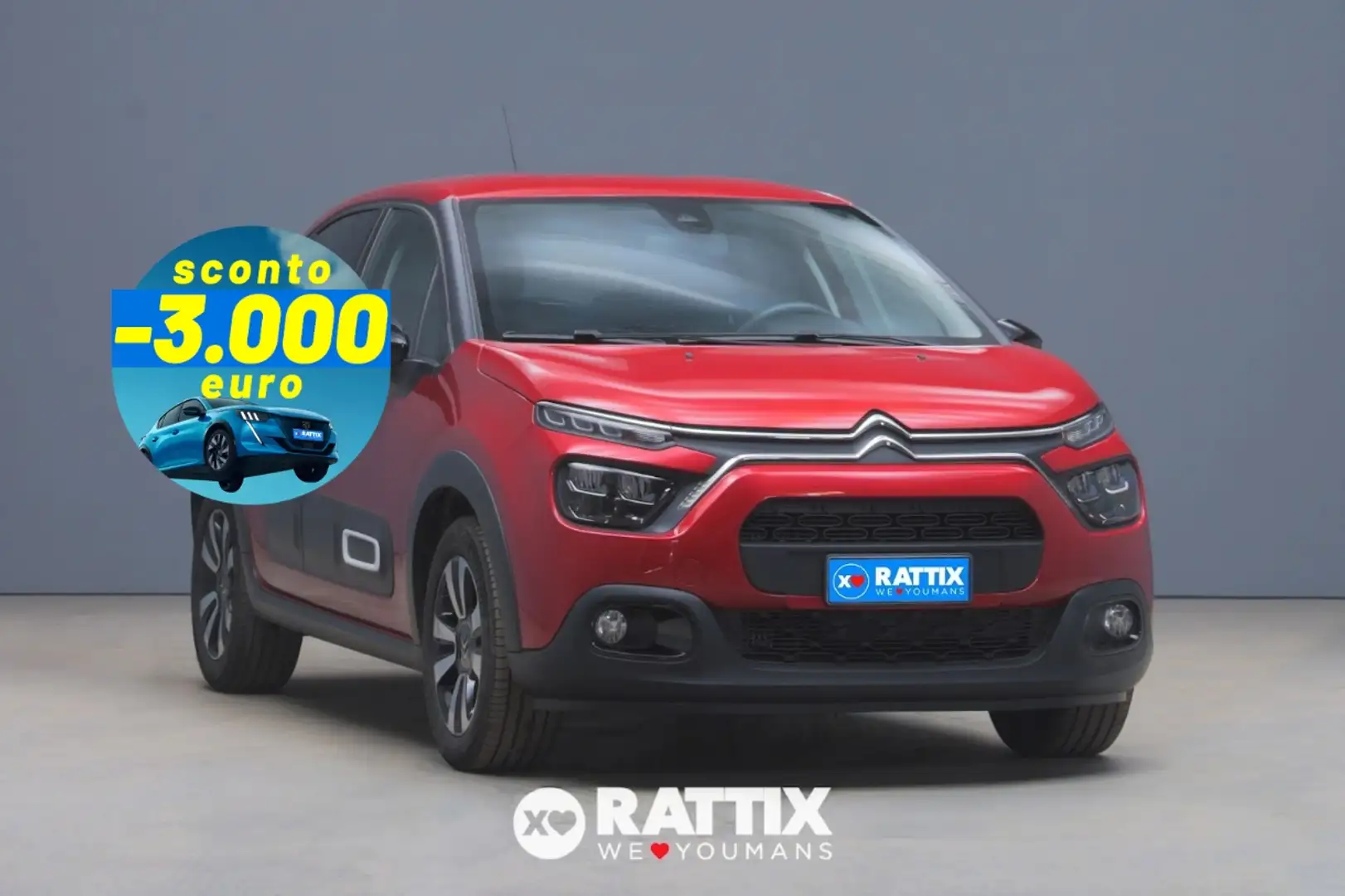 Citroen C3 1.2 Puretech 110CV Max Rouge - 1