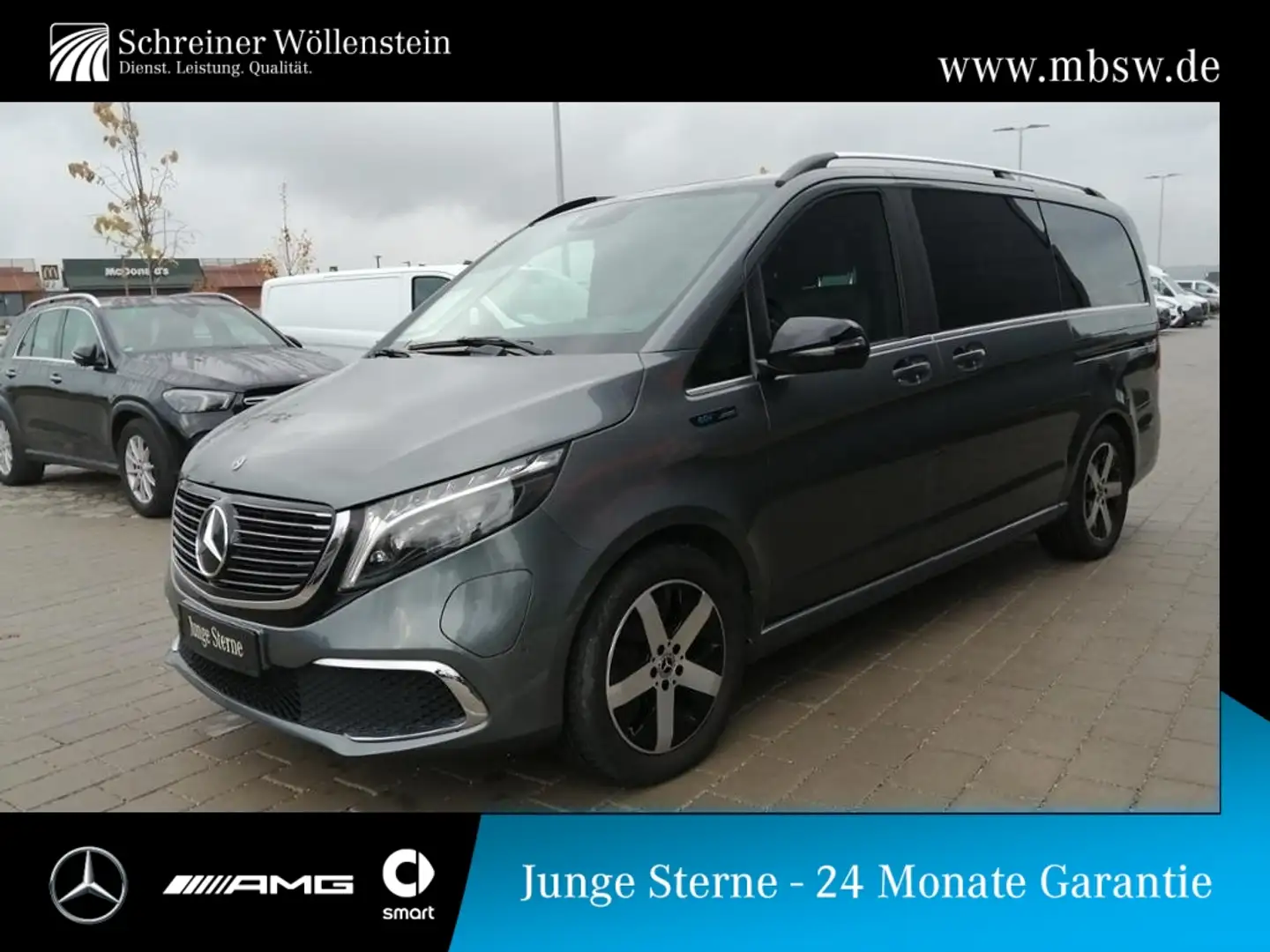 Mercedes-Benz EQV 300 Avantgarde L MBUX*Distronic*LED*360° Kam Grau - 1