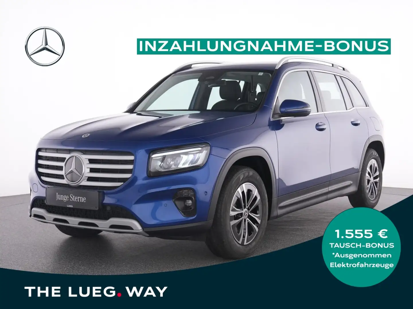 Mercedes-Benz GLB 180 d Progressive+MBUX+LED-HP+Totw+EHeck+RFK Modrá - 1