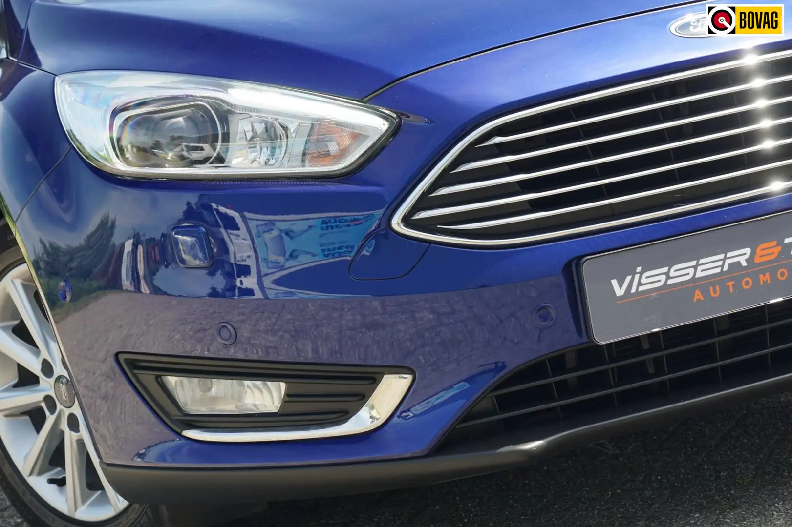 Ford Focus Wagon 1.0 125PK Titanium | Deep Impact Blue | Xeno Blauw - 1