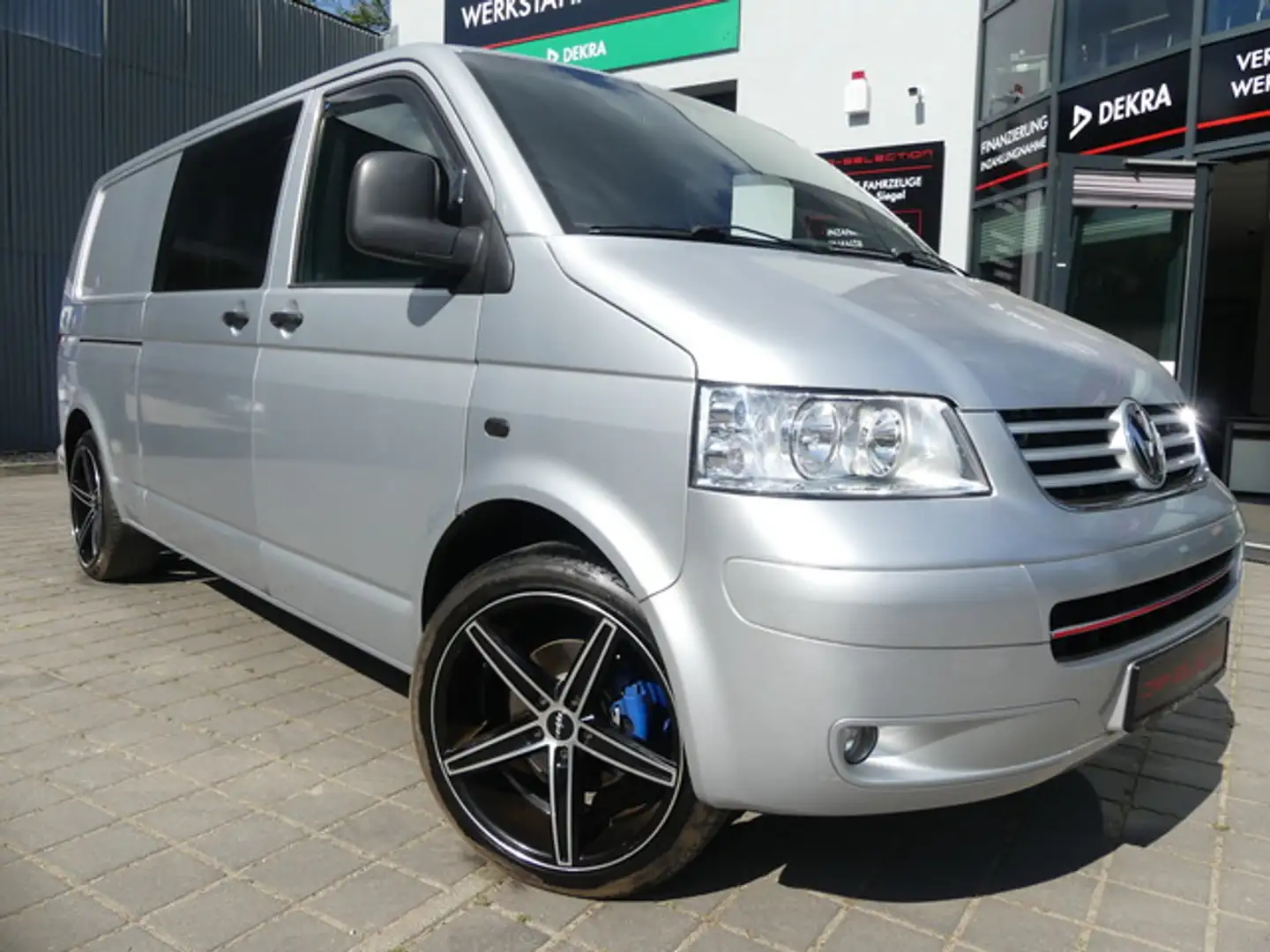 Volkswagen T5 Transporter 2.5 TDI Kombi MIXTO lang 20ZOLL/AHK Silber - 1