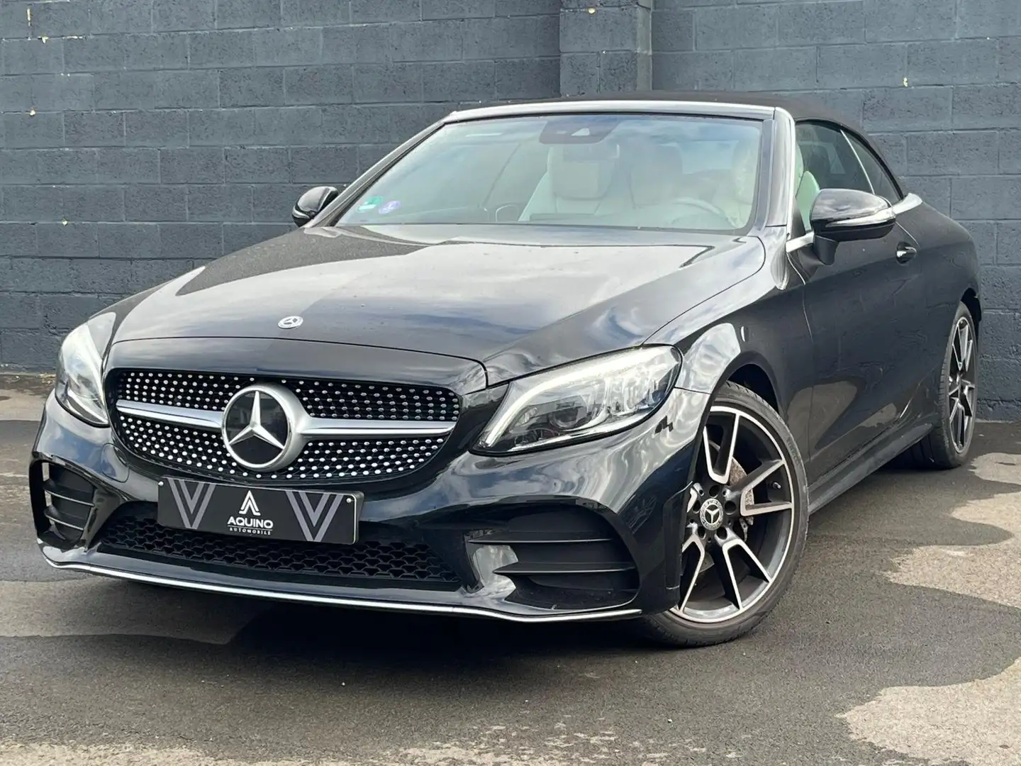 Mercedes-Benz C 180 AMG / NAVI / CUIR / CAMERA Negro - 1