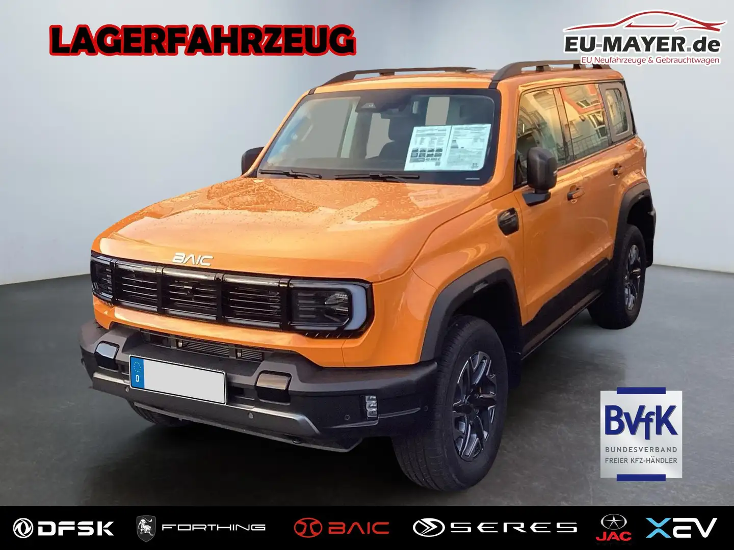 BAIC BJ40 2.0 L Turbo 4x4 172kW Orange - 1