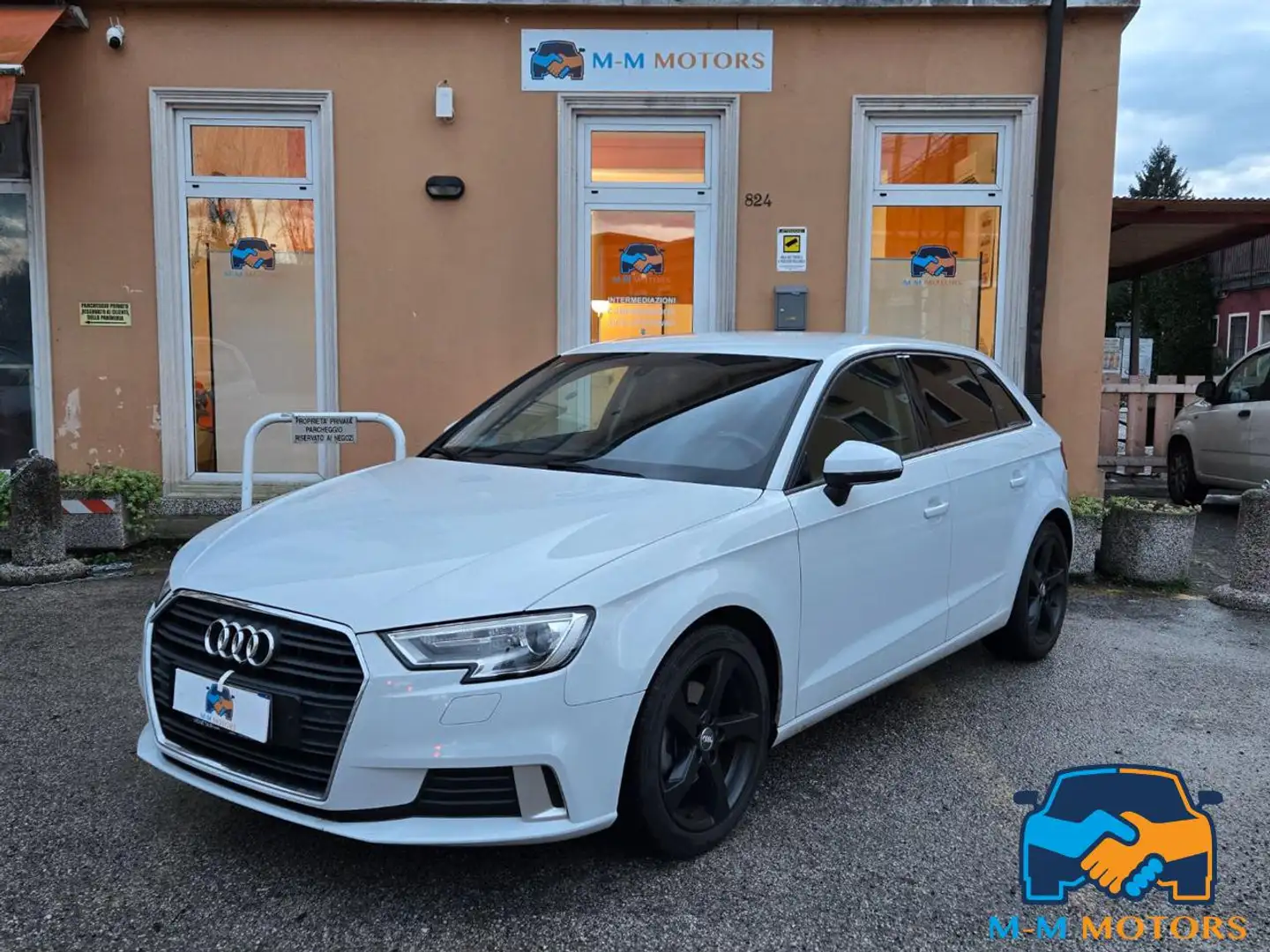 Audi A3 SPB 2.0 TDI Sport Blanc - 1