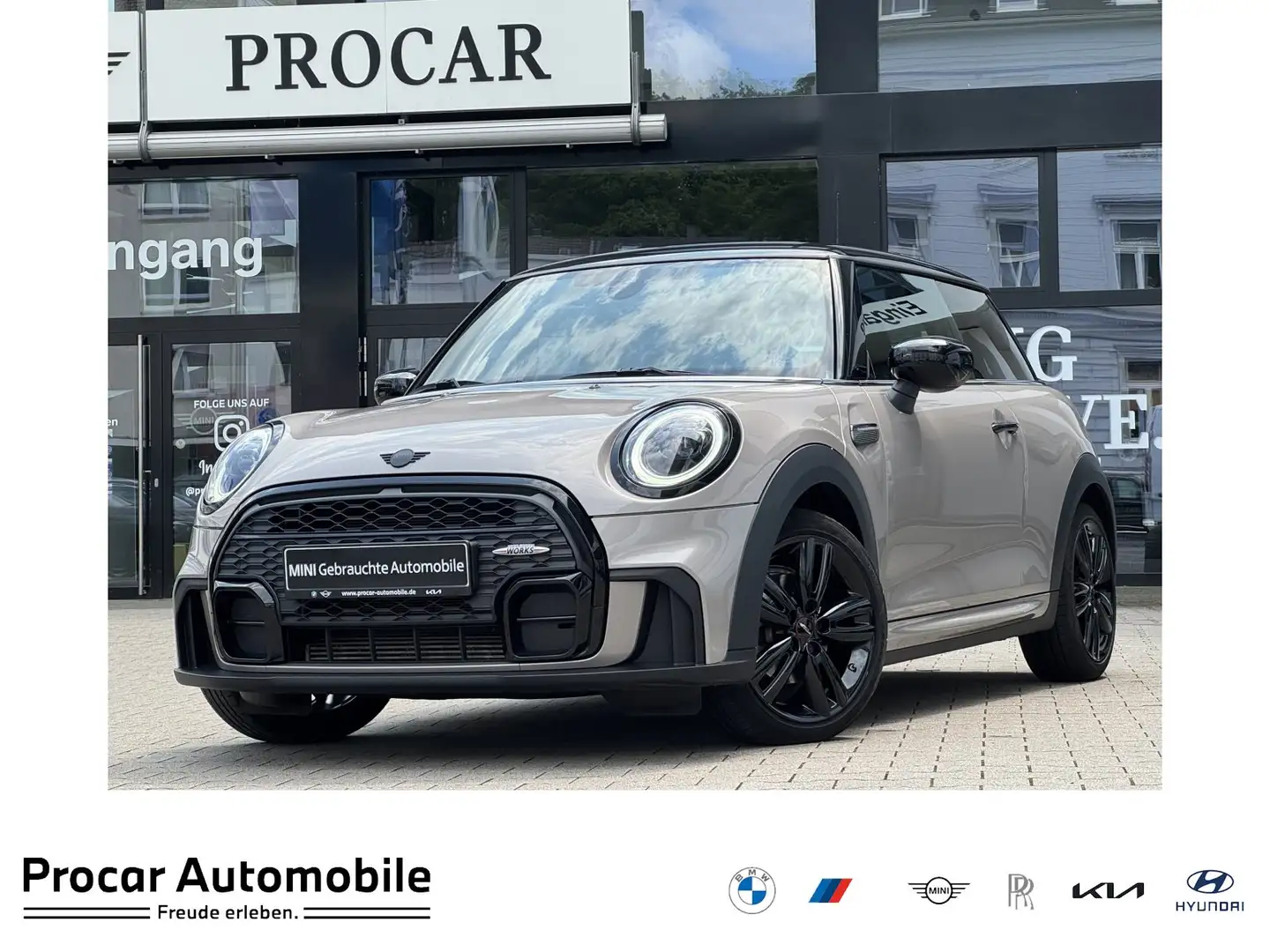 MINI Cooper 3-Türer LED JCW Trim DA Navi RFK Pano Grigio - 1