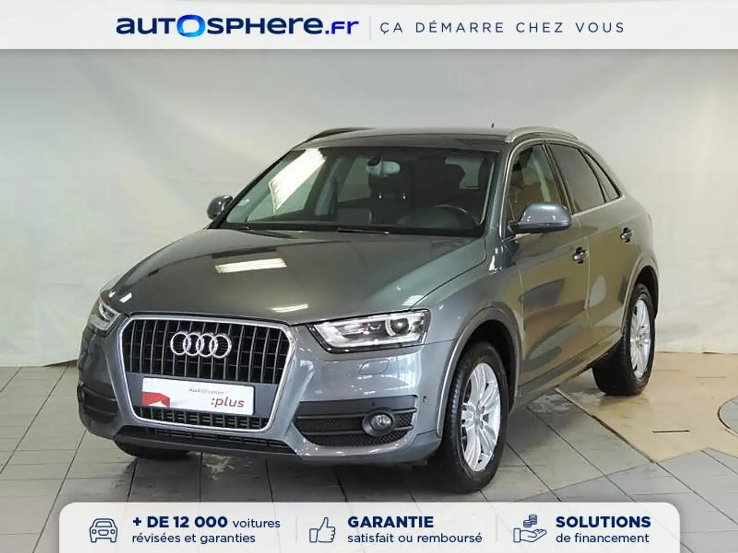 Audi Q3 2.0 TDI 140ch Ambition Luxe Gris - 1