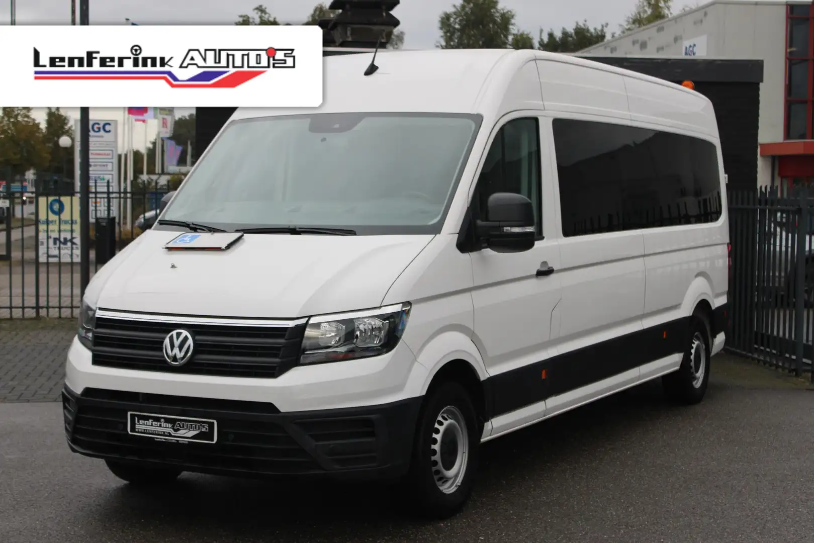 Volkswagen Crafter 2.0 TDI 140 pk L4H3 Rolstoelbus 9 Zitplaatsen Airc Wit - 1