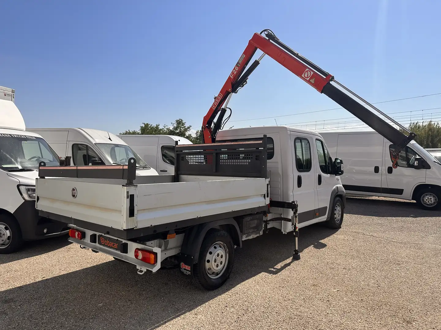 Fiat Ducato 2.3 130 CV 7 POSTI MAXI GRU FASSI Blanco - 2