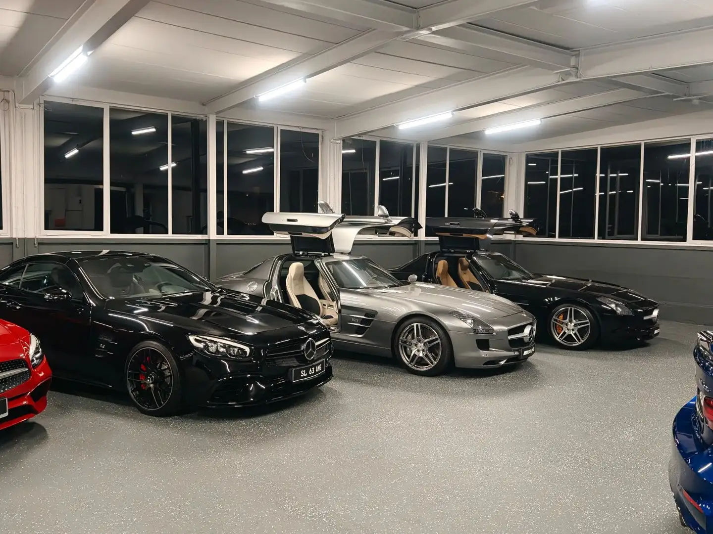 Mercedes-Benz SLS 1.HAND | 16 TKM | ERSTLACK | PERFEKT Gris - 1