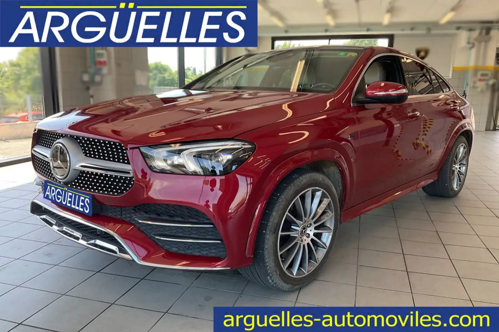 Mercedes-Benz GLE 350 de Coupe AMG Line Premium 4Matic 333cv Красный - 1