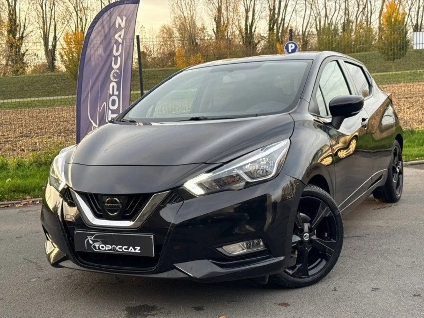 Nissan Micra 1.0 IG-T 100CH N-CONNECTA 2020 * 1ERE MAIN Noir - 1