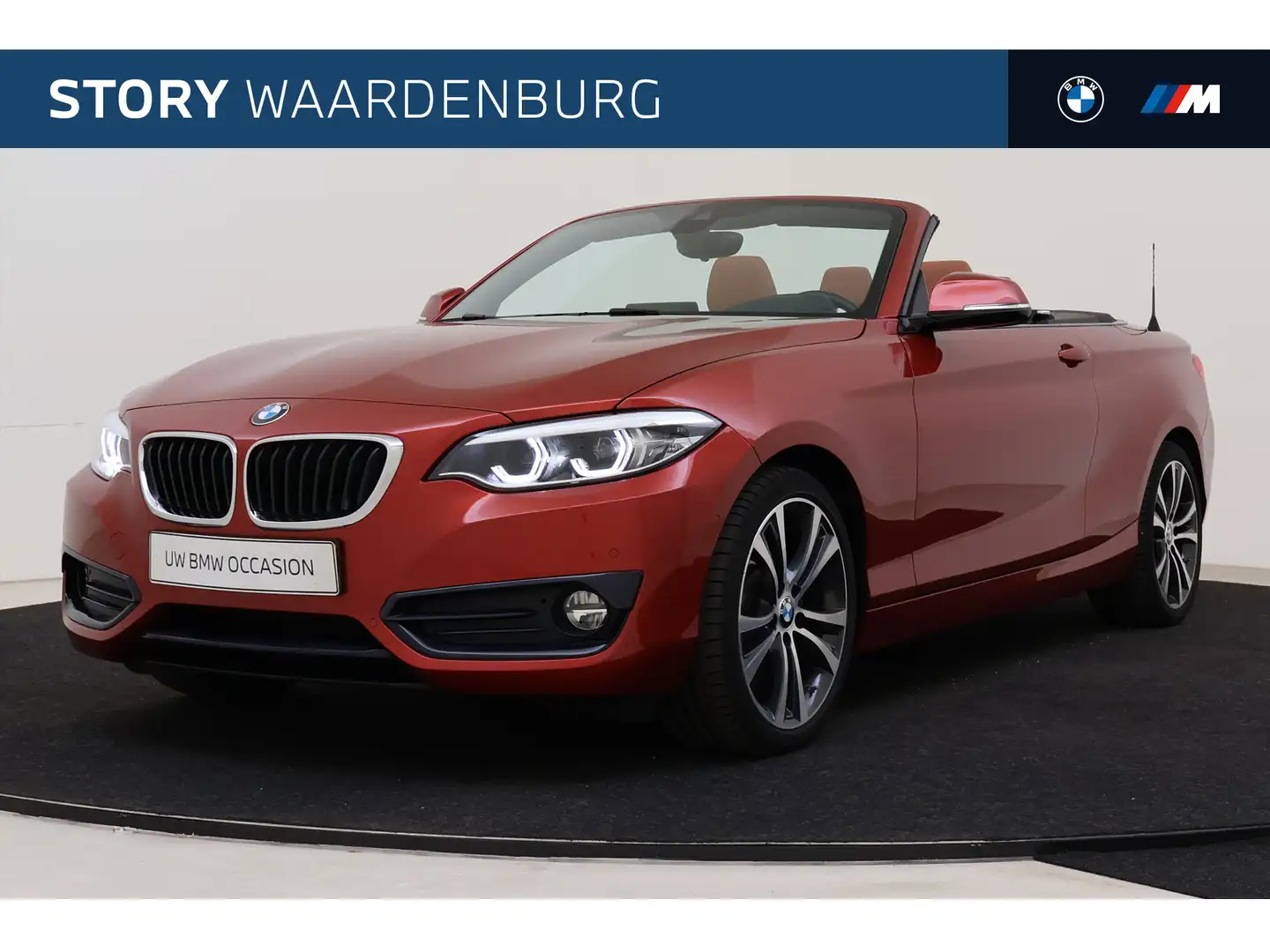 BMW 230 2 Serie Cabrio 230i High Executive Sport Line Auto Oranje - 1