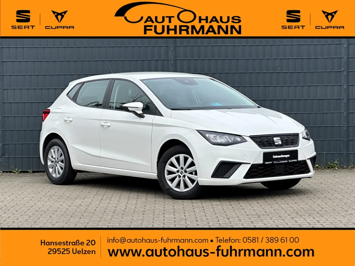 SEAT Ibiza Style 1.0 MPI ALLWETTER/PDC/SHZ/LED/CLIMATR Wit - 1