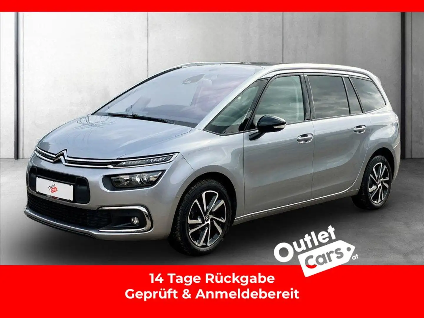 Citroen Grand C4 SpaceTourer 1.5 BlueHDi Shine 7-SITZER Grau - 1