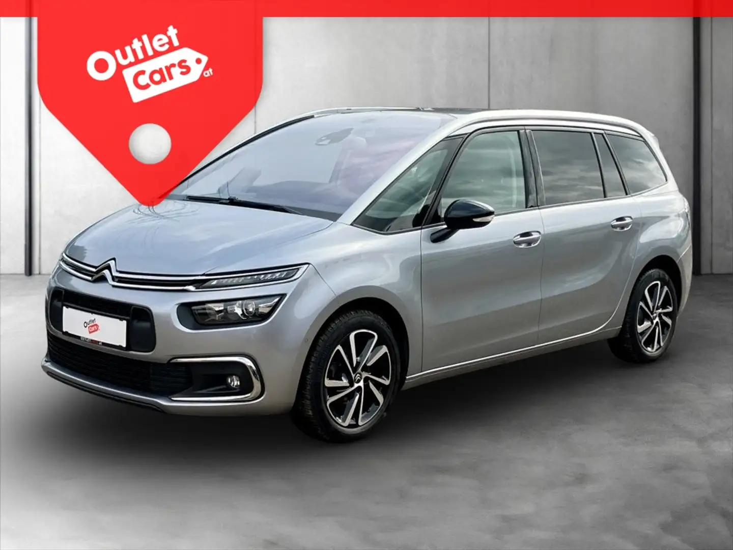 Citroen Grand C4 SpaceTourer 1.5 BlueHDi Shine 7-SITZER Grau - 1