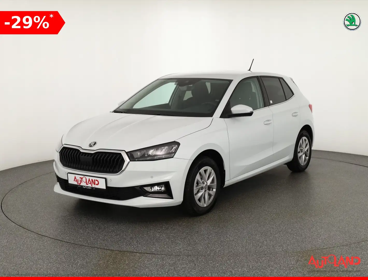 Skoda Fabia 1.0 TSI DSG LED Tempomat Kamera Weiß - 1