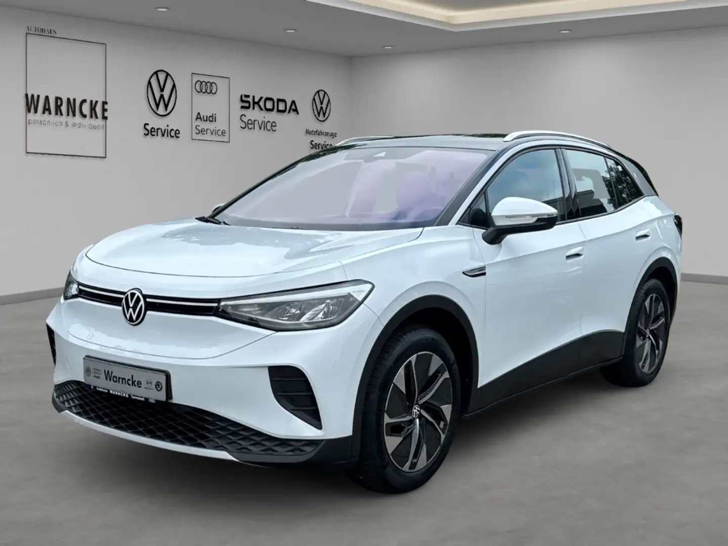 Volkswagen ID.4 Pro Performance 82 kWh LED ACC AHK NAV WP GJR SHZ Blanc - 1