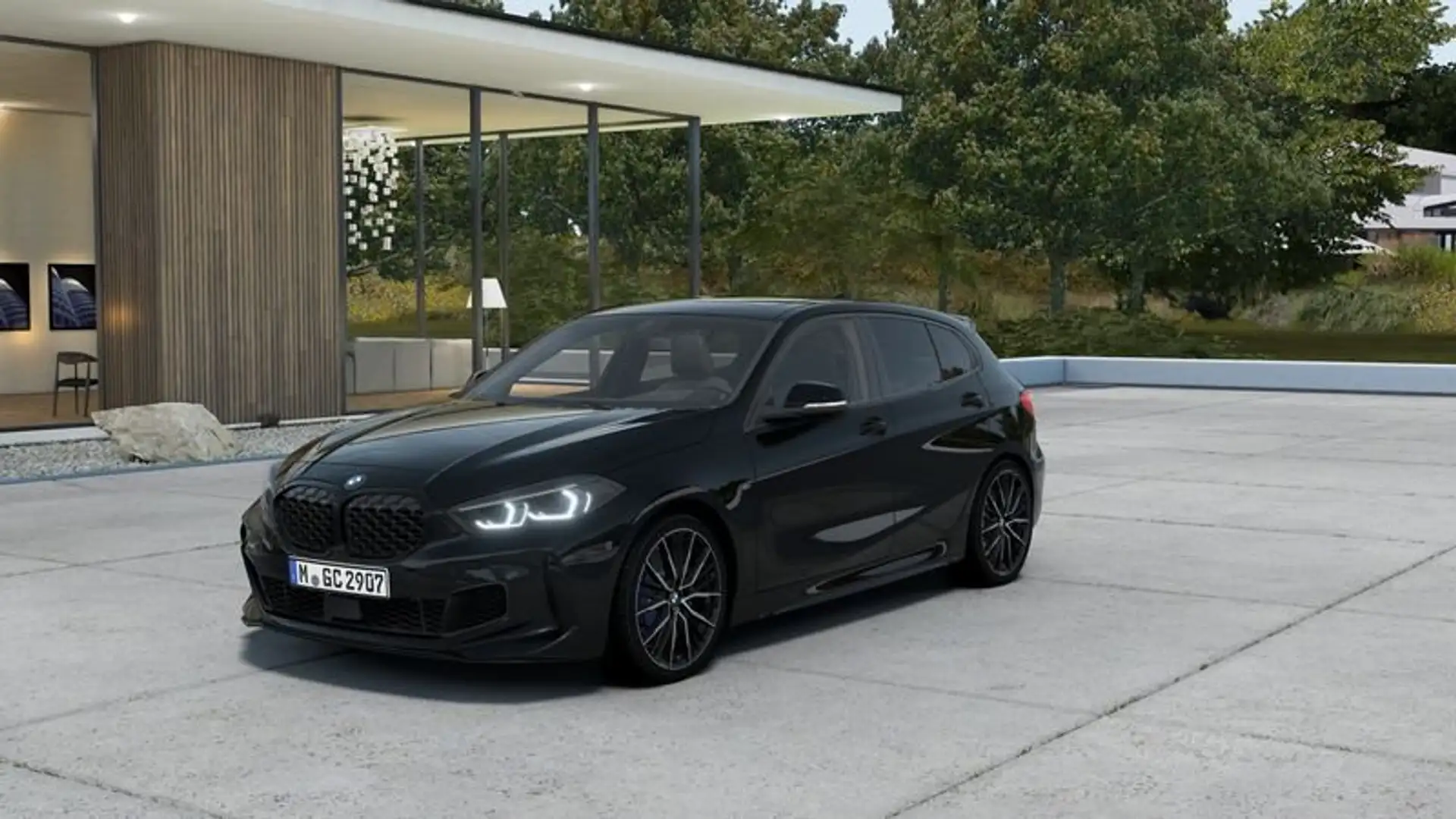BMW 135 M 135i xdrive Nero - 1