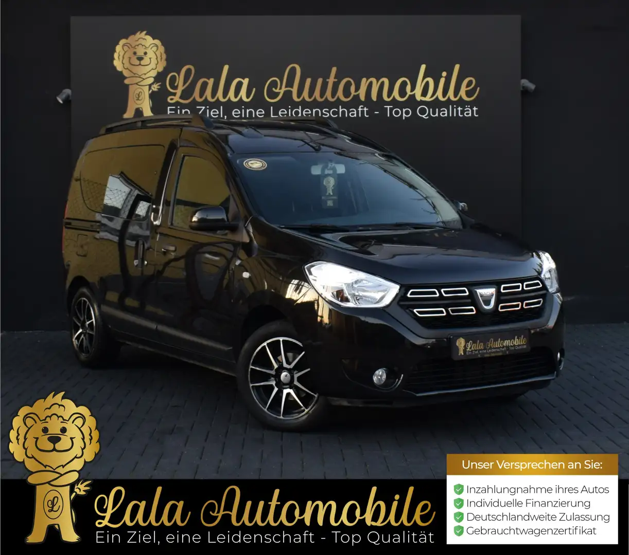 Dacia Dokker Laureate 1.6 dCi TEMPOMAT KLIMA BLUETOOTH Schwarz - 1