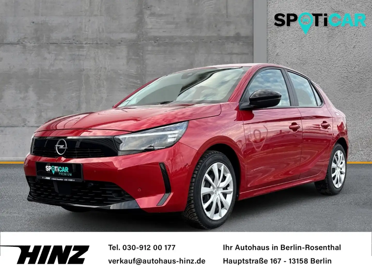 Opel Corsa F 1.2 ,PDC+Kamera,Shz.,Multimedia,Lhzg., Rouge - 1