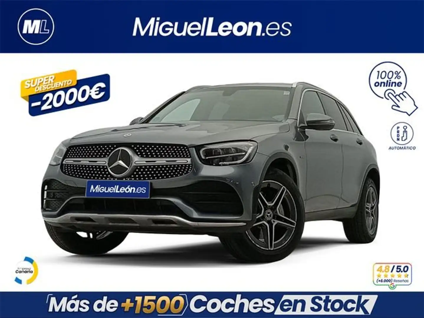 Mercedes-Benz GLC 300 de 4MATIC Gris - 1